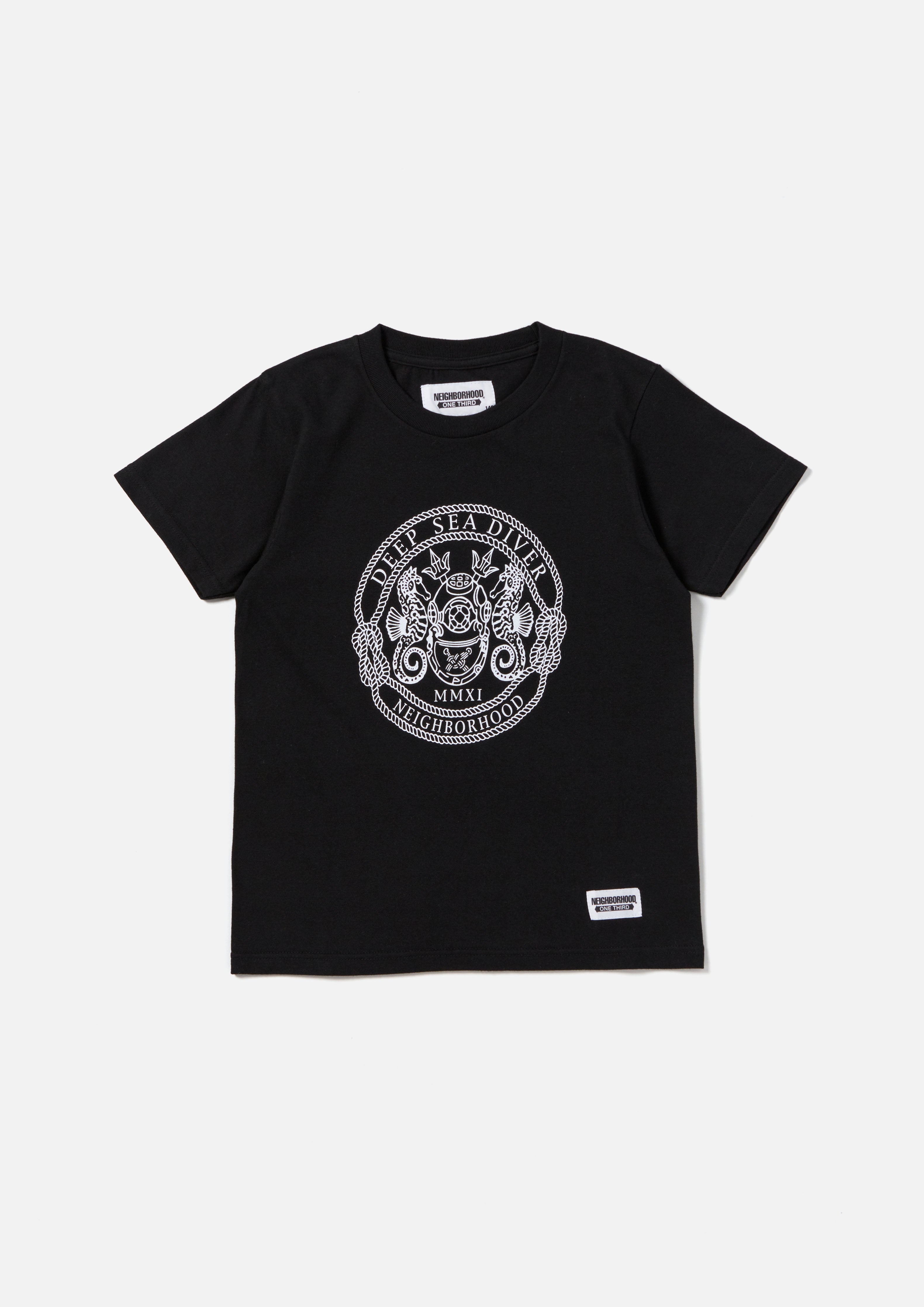 ネイバーフッド】KIDS OT . TEE SS-5/キッズT/140cm/黒 | www