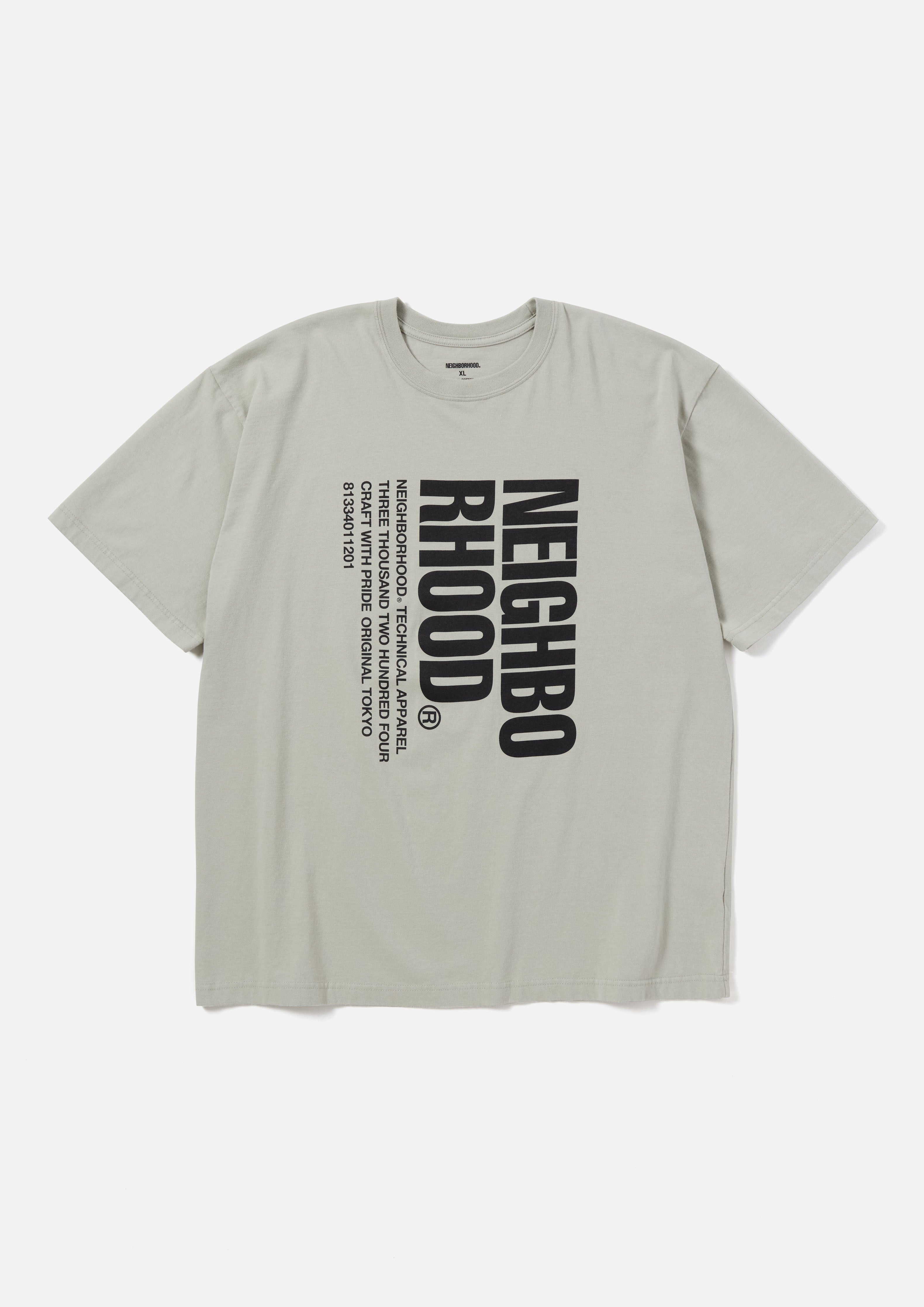 最適な価格 ロゴTシャツ NEIGHBORHOOD NH GRAY SS-3 TEE Tシャツ ...