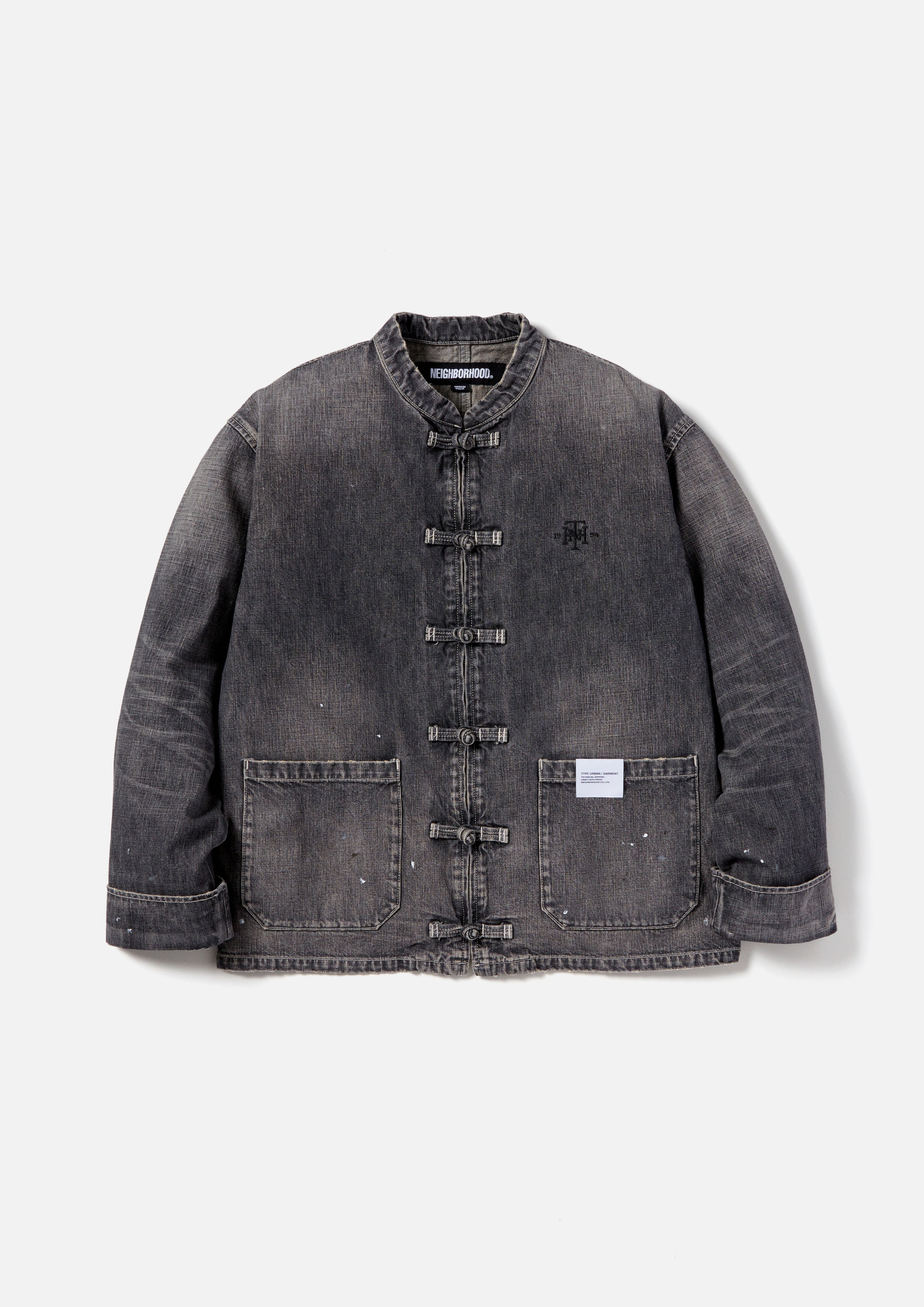 WASHED DENIM KF JACKET