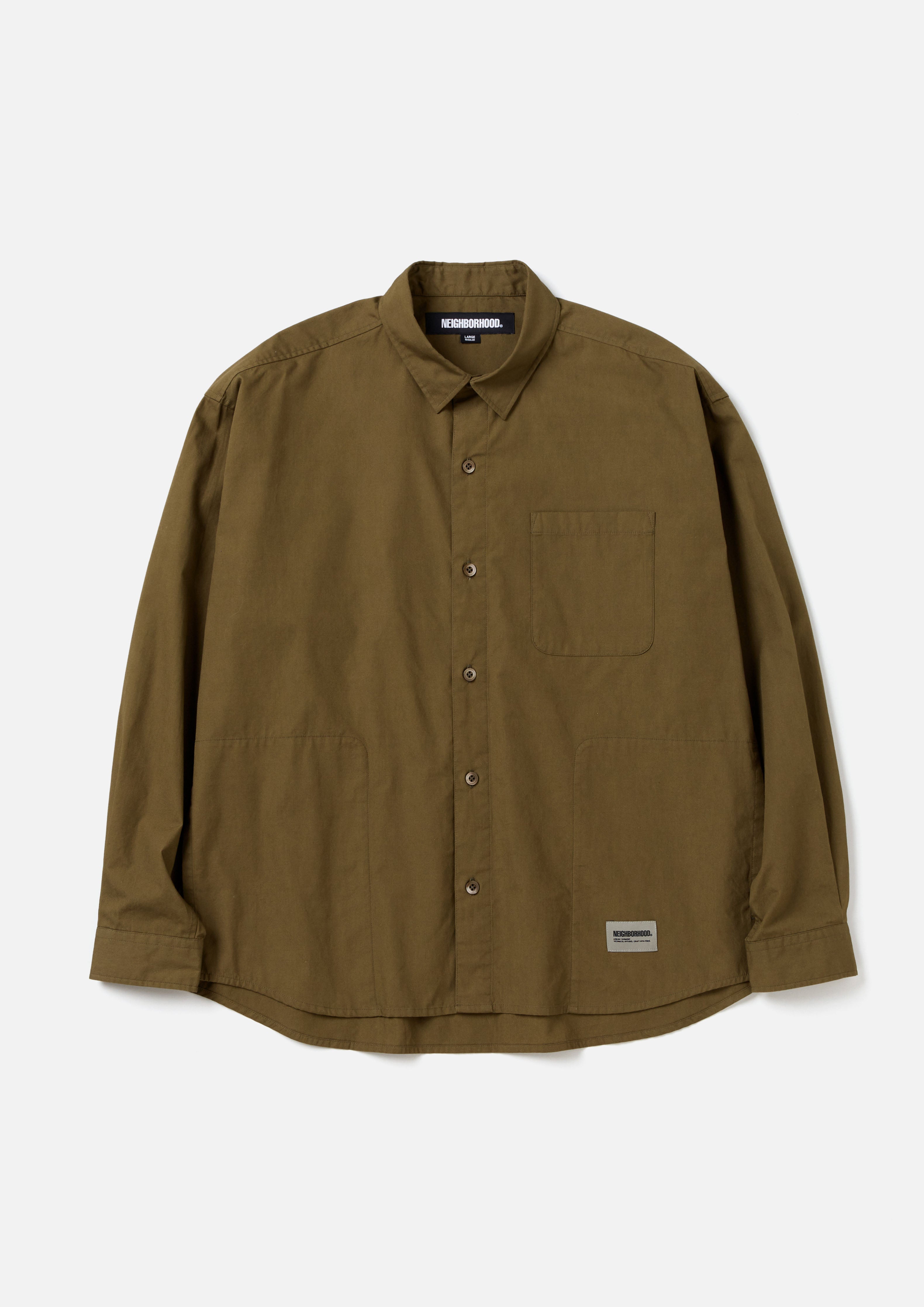 PLAIN SHIRT LS