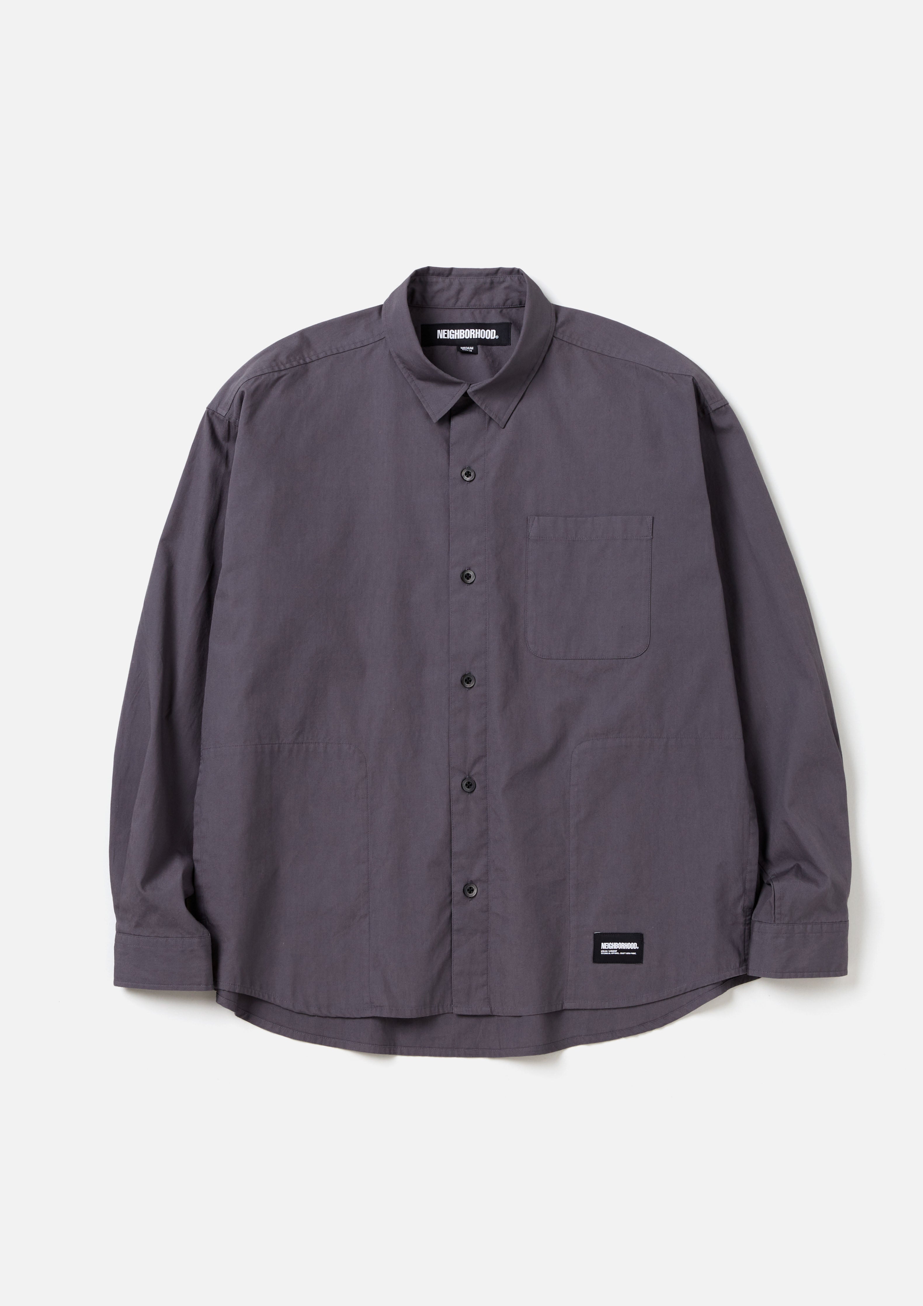 PLAIN SHIRT LS