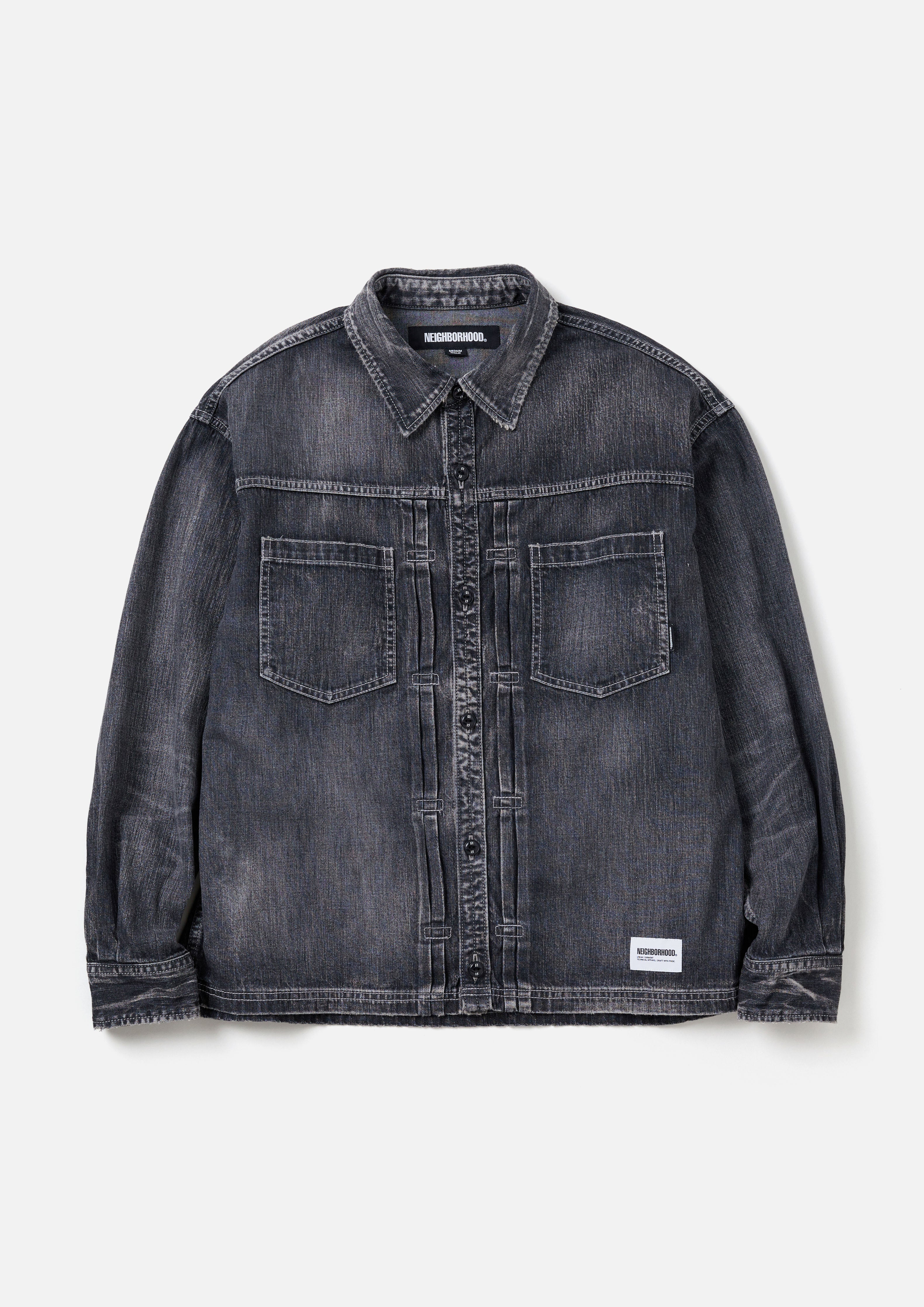 WASHED DENIM SHIRT LS