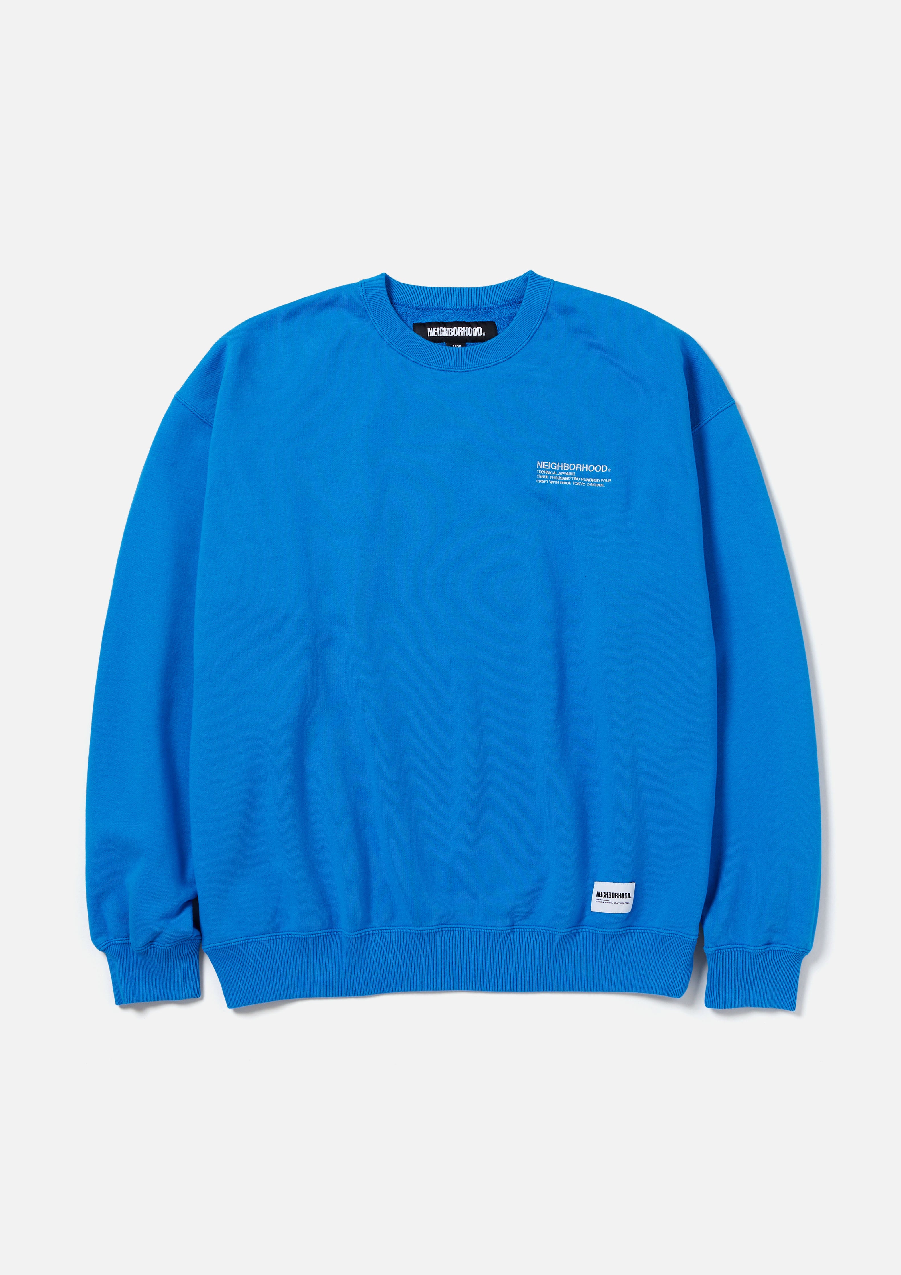 PLAIN SWEAT SHIRT LS