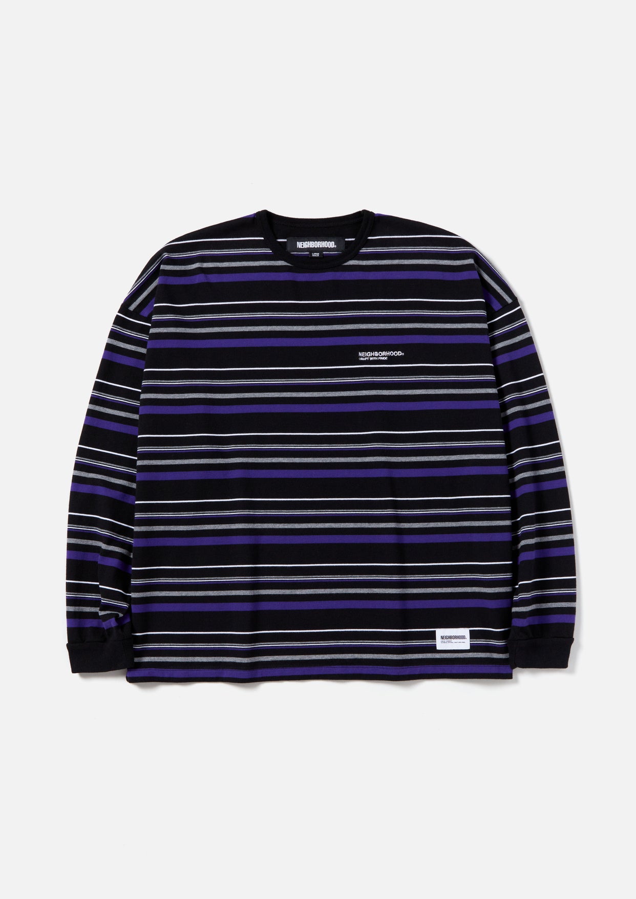 BORDER CREWNECK LS