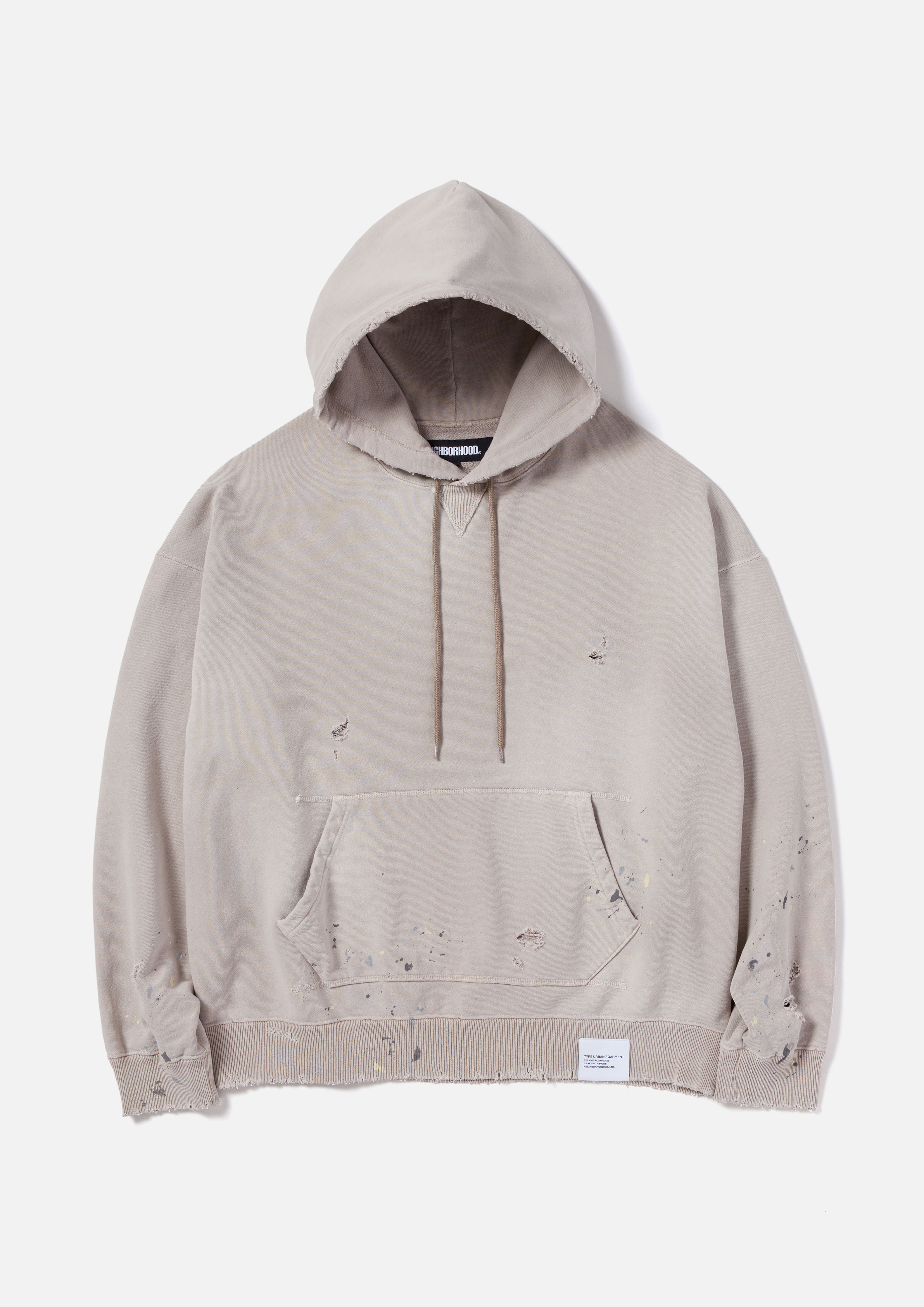 DAMAGE SWEATPARKA LS