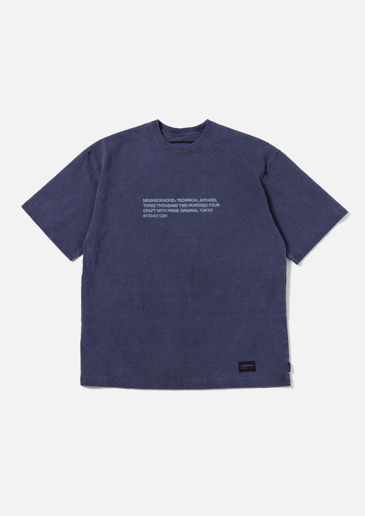 PIGMENT DYED CREWNECK SS