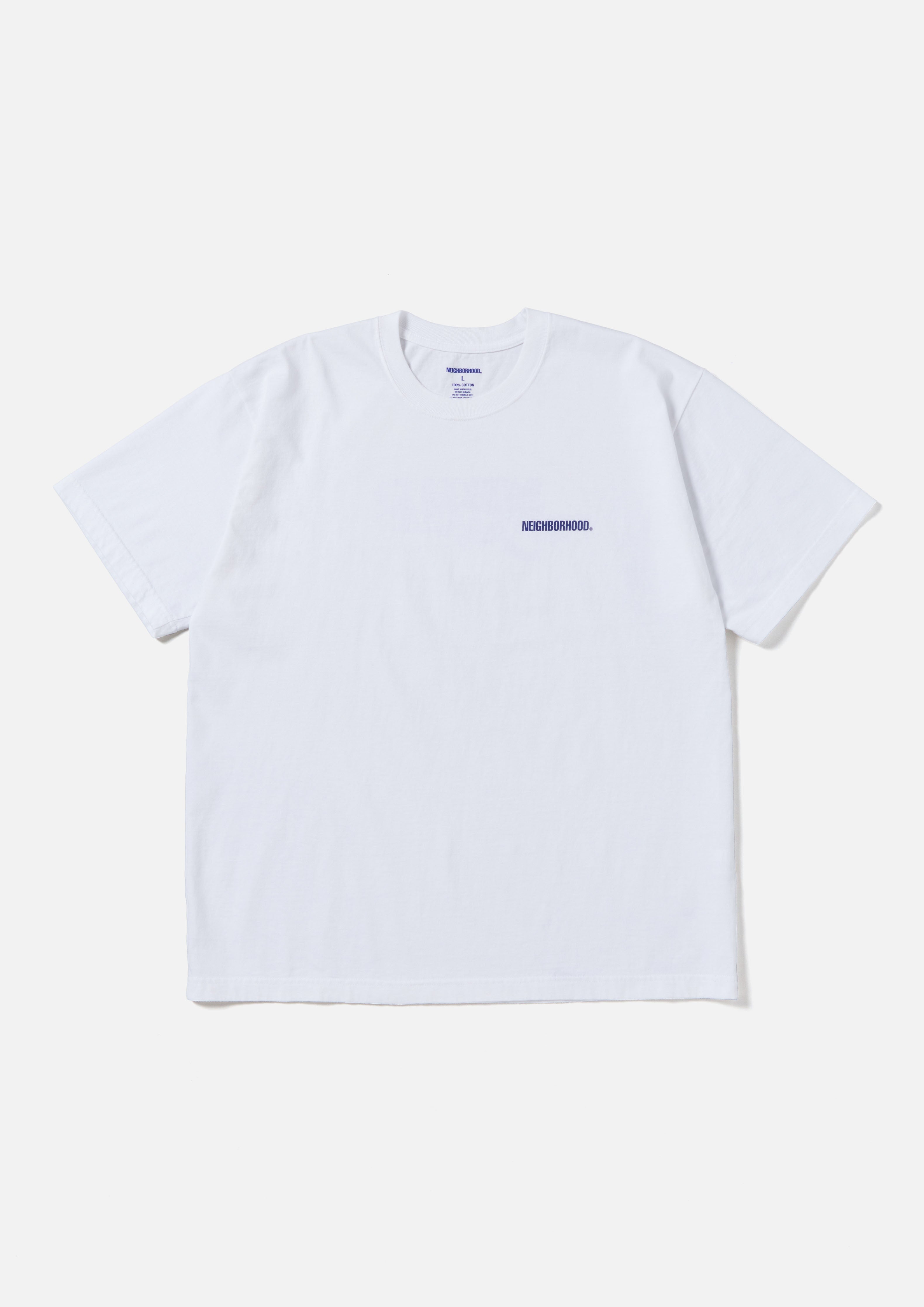 サイズL NEIGHBORHOOD ロゴTシャツ NH TEE SS-3 白 - Tシャツ