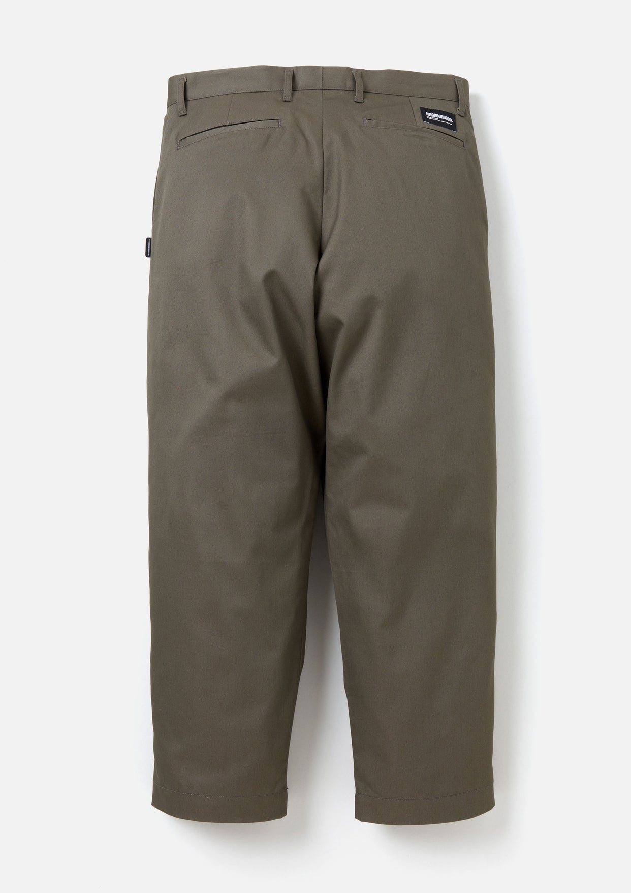 SLANTED TUCK PANTS