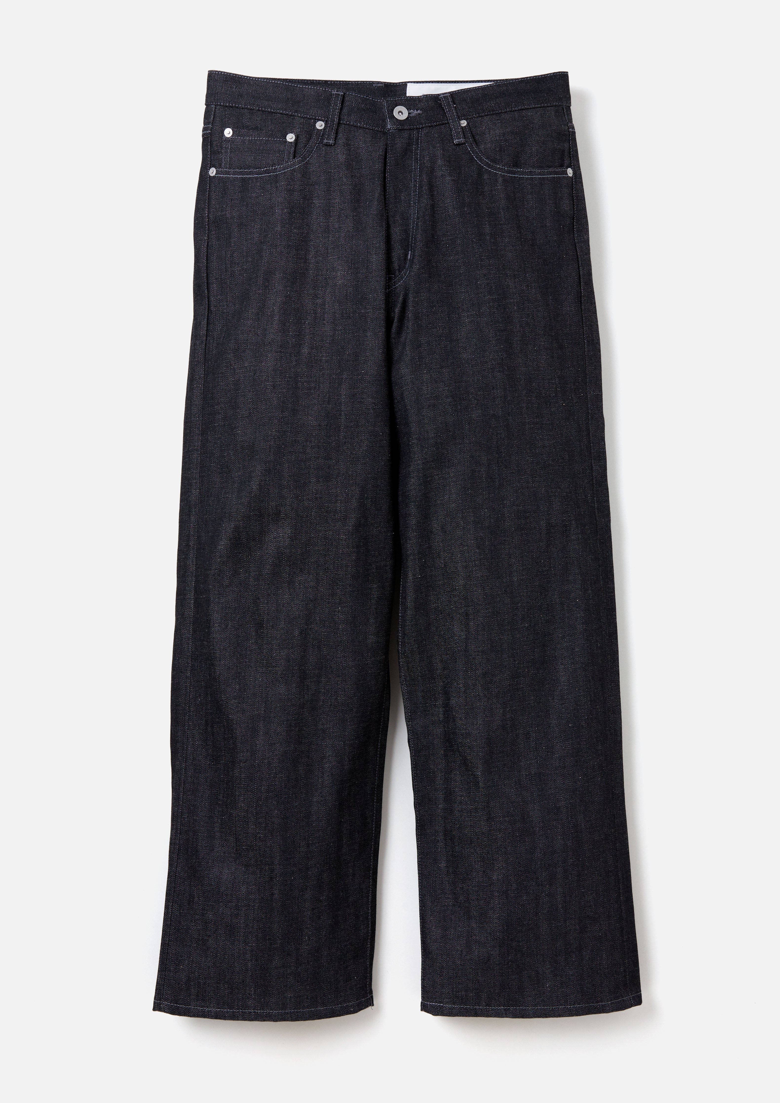 RIGID DENIM DP WIDE PANTS