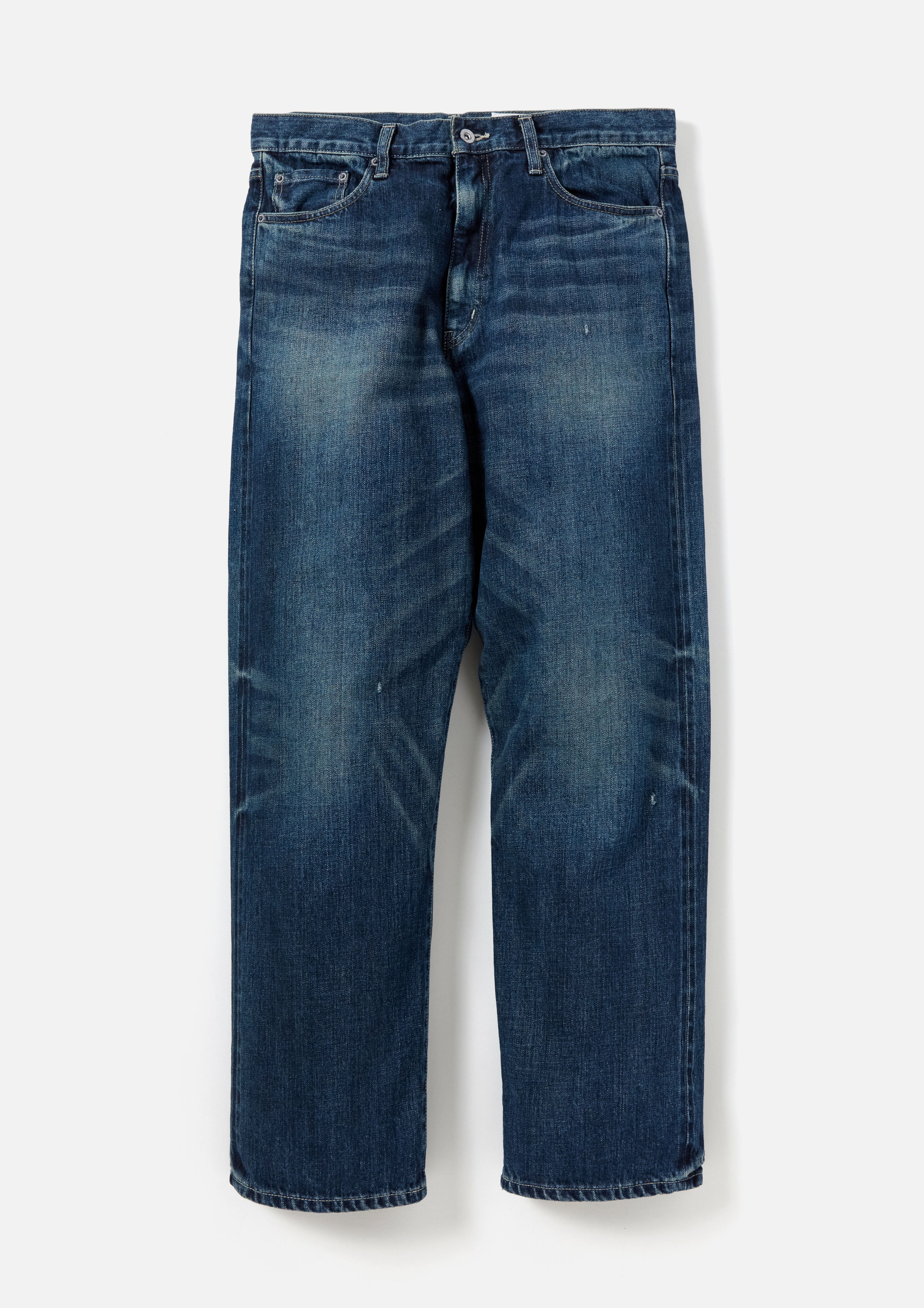 WASHED DENIM DP BASIC PANTS