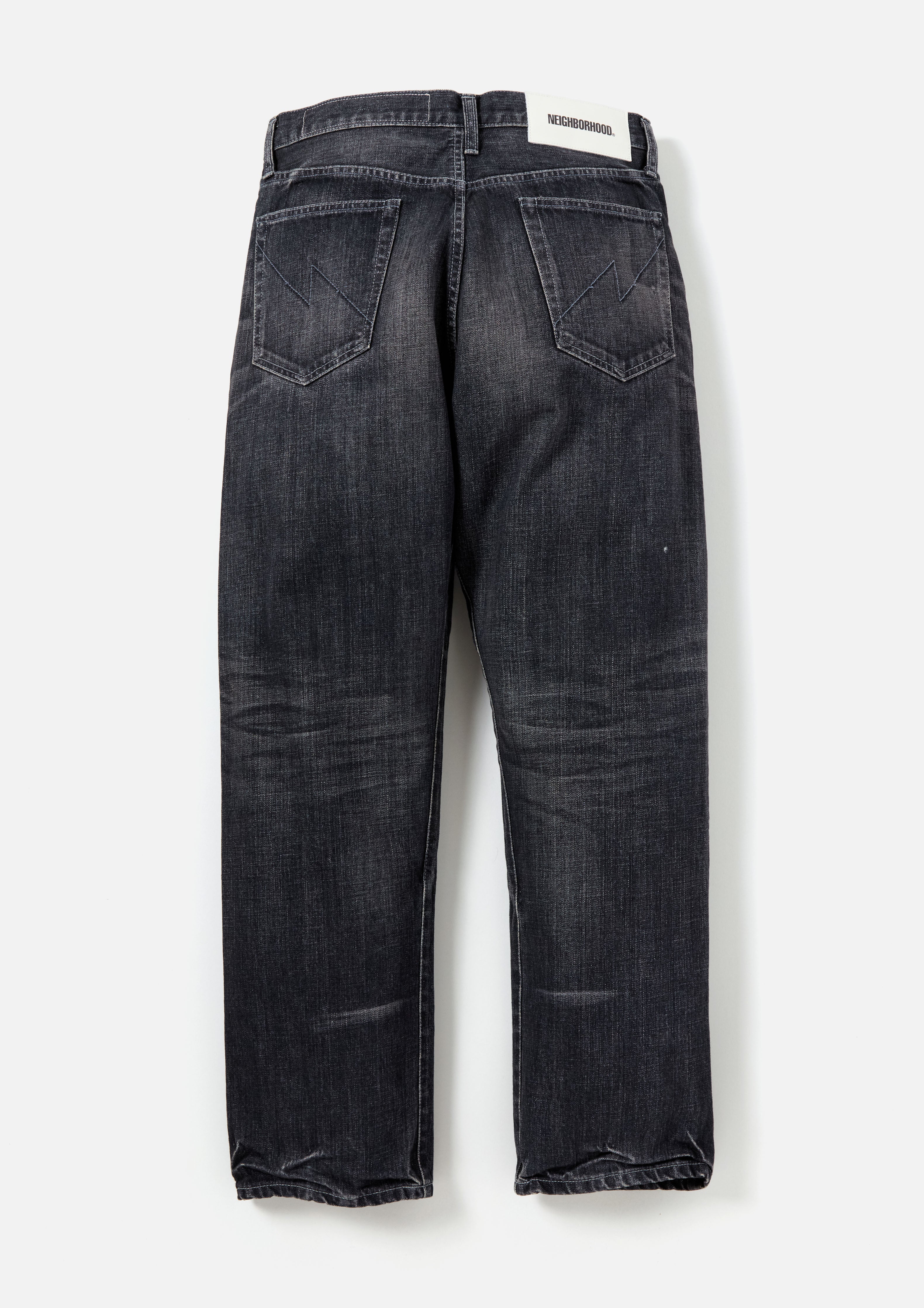 WASHED DENIM DP BASIC PANTS