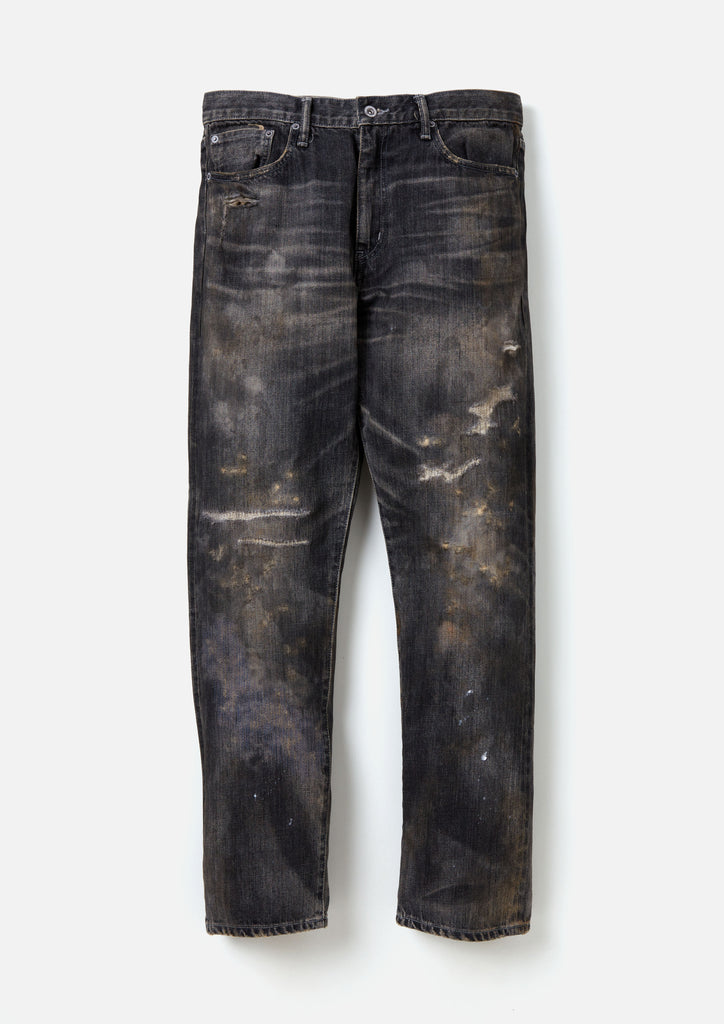 SAVAGE DENIM DP WIDE PANTS