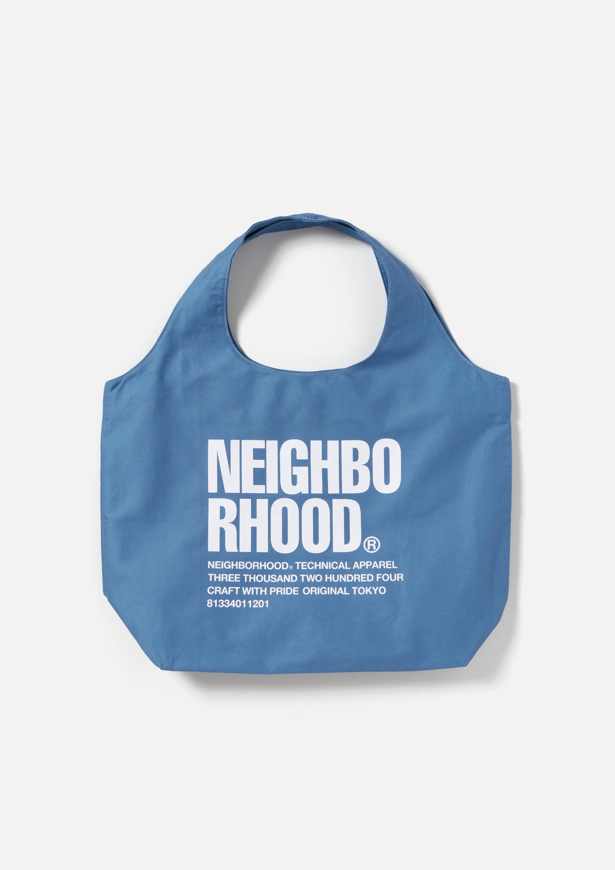 NEIGHBORHOOD ID Tote Bag Size L BLUE 【国内即発送】 - エコバッグ