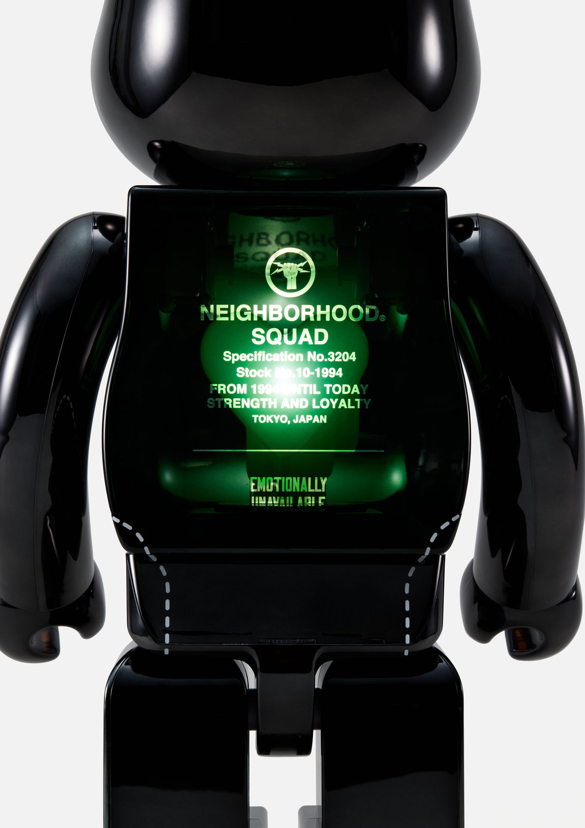 BE@RBRICK EMOTIONALLY UNAVAILABLE X NEIGHBORHOOD 1000%