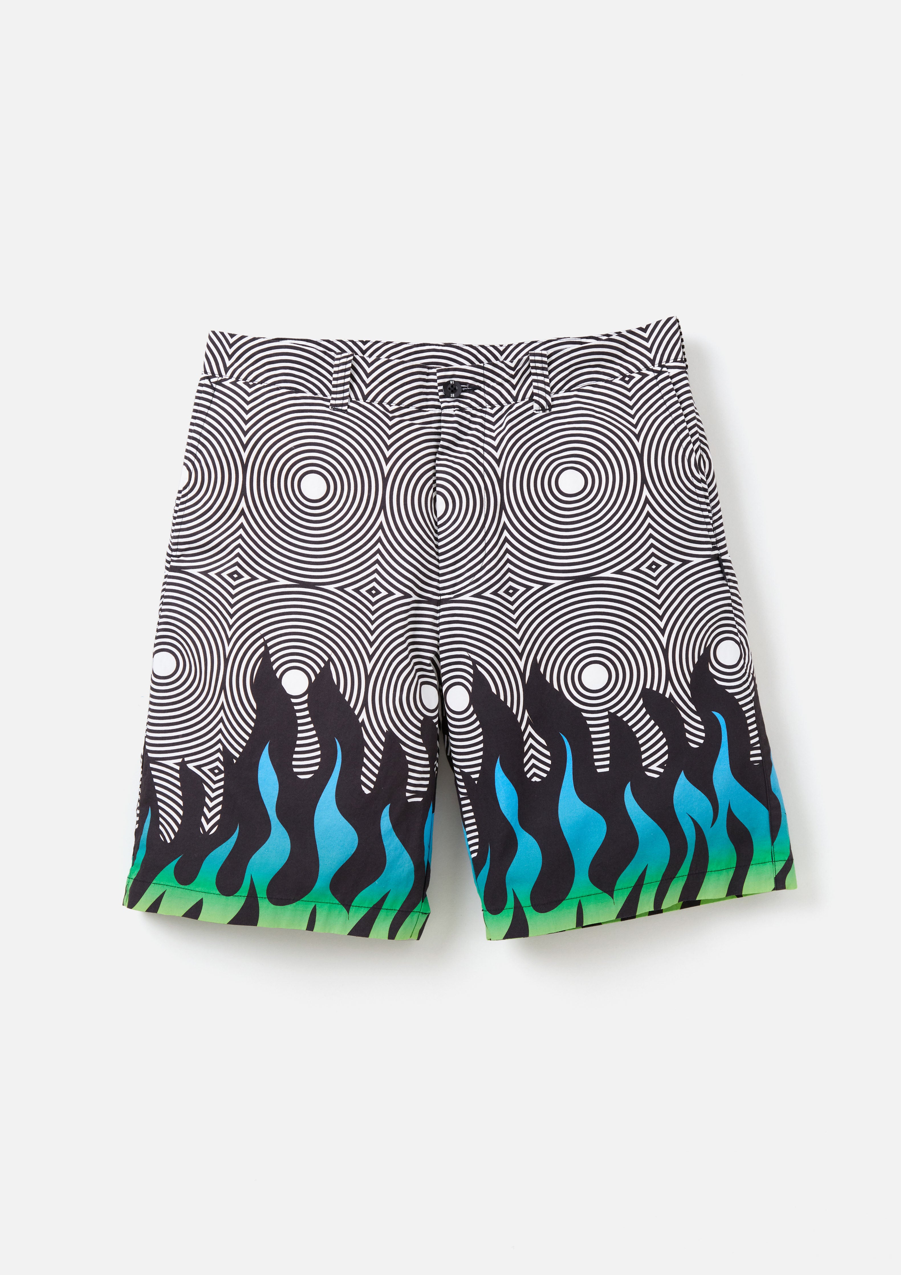 NH X DSC . FLAMEPATTERN SHORT PANTS