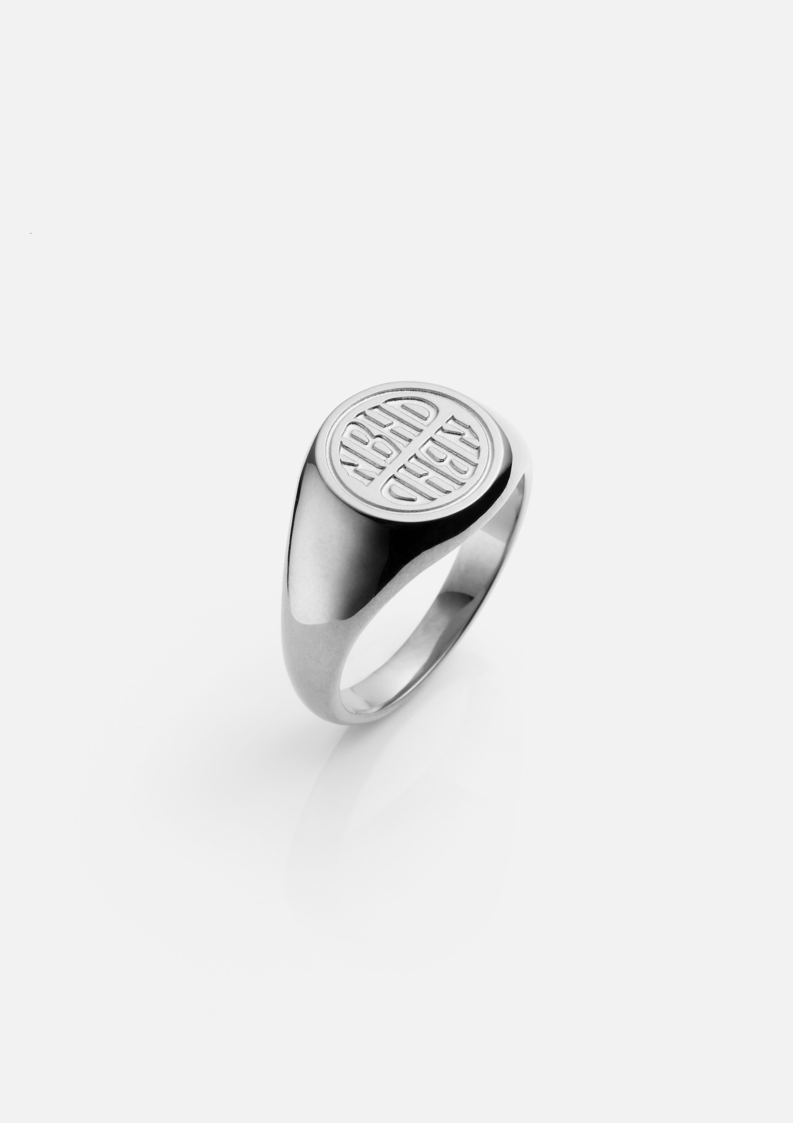 SILVER SIGNET RING