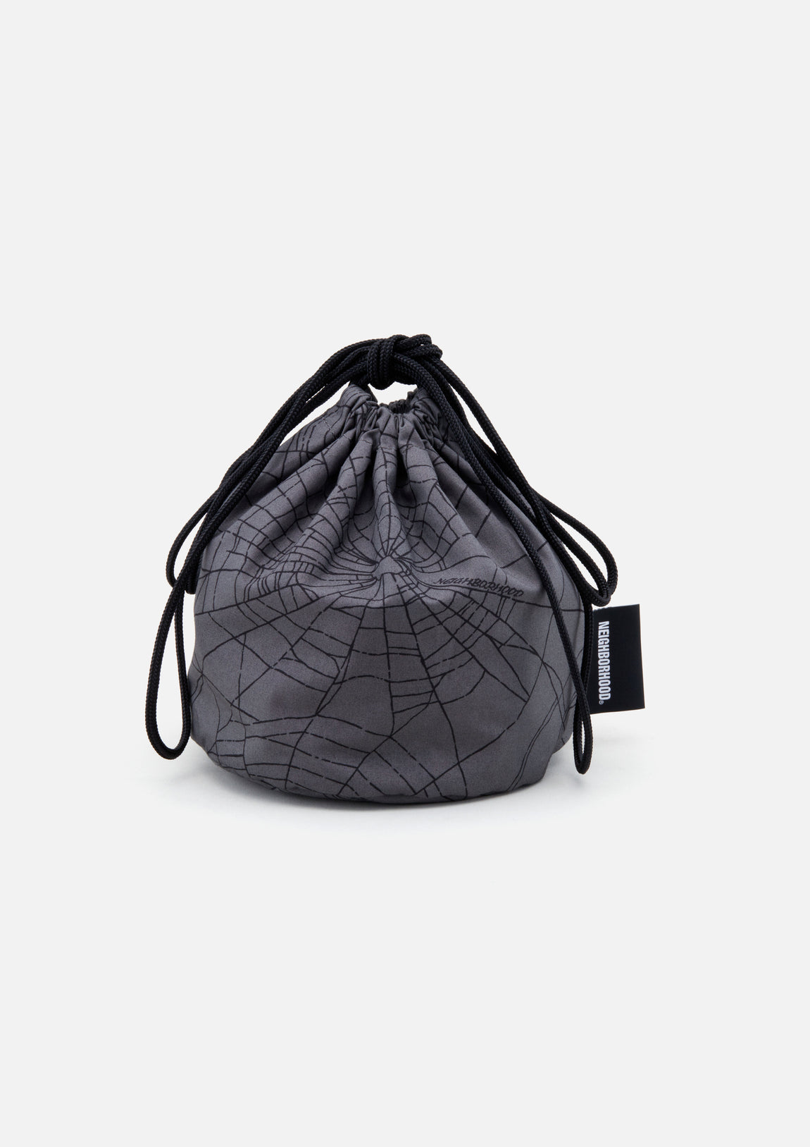 SPIDERWEB DRAWSTRING BAG