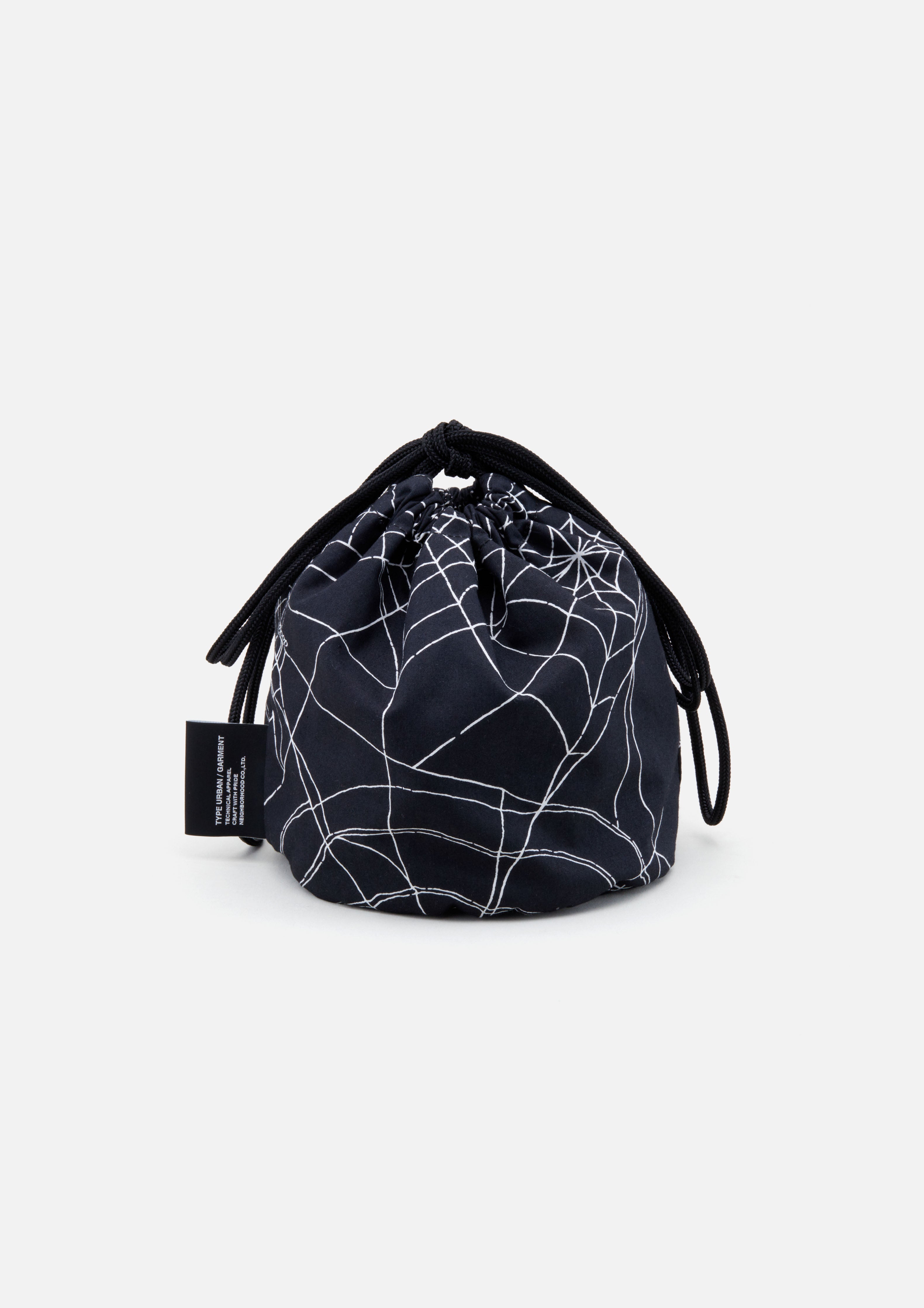 NEIGHBORHOOD SPIDERWEB DRAWSTRING BAG - その他