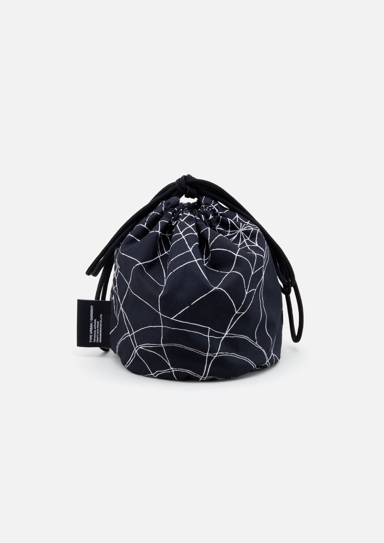 SPIDERWEB DRAWSTRING BAG