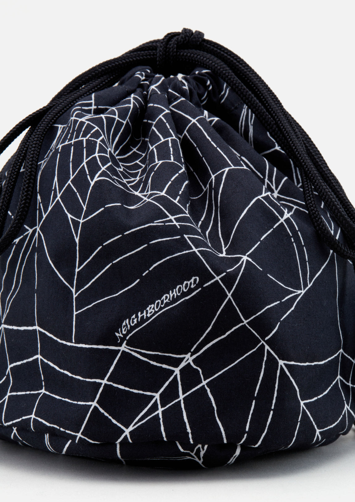 SPIDERWEB DRAWSTRING BAG