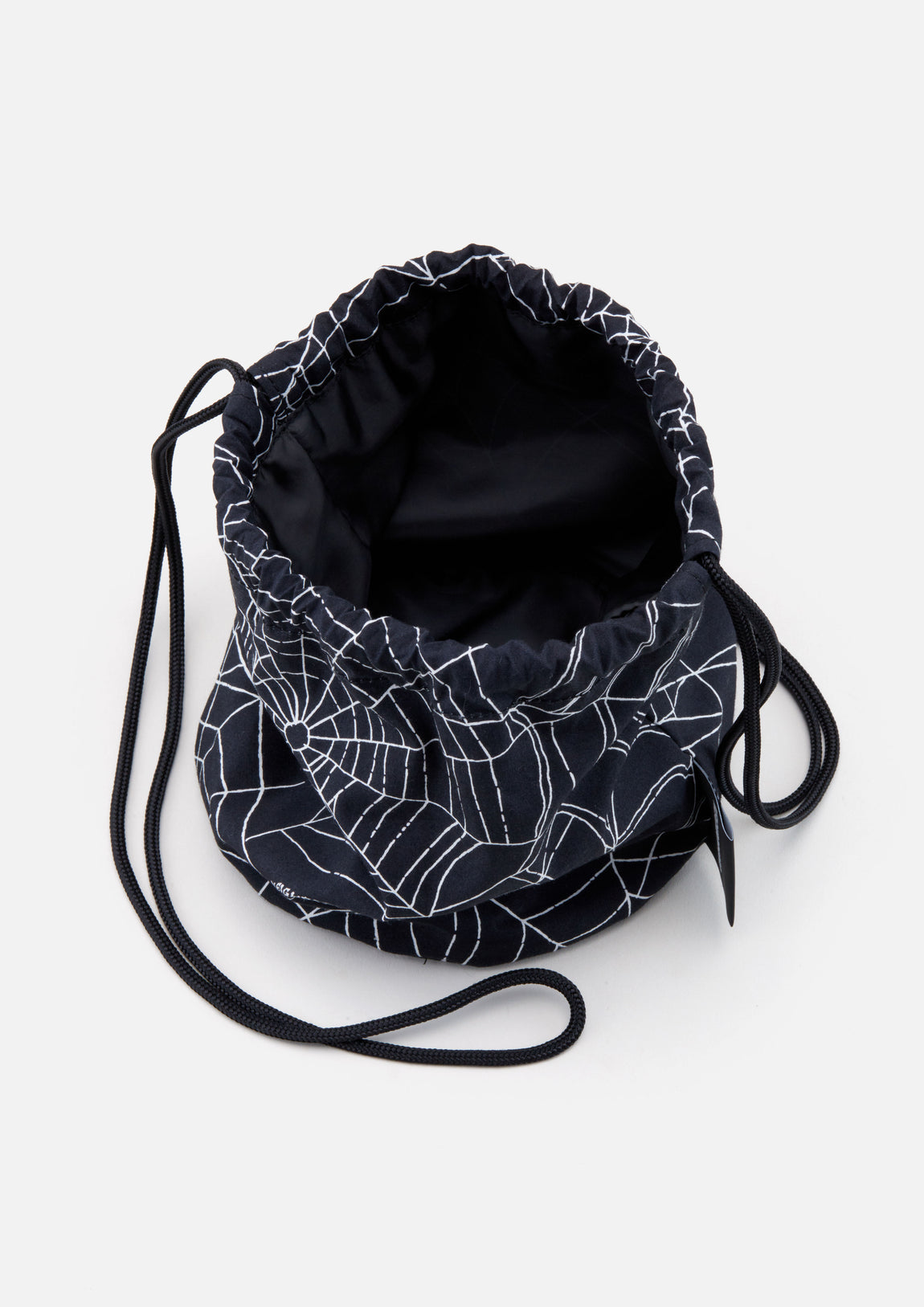 SPIDERWEB DRAWSTRING BAG