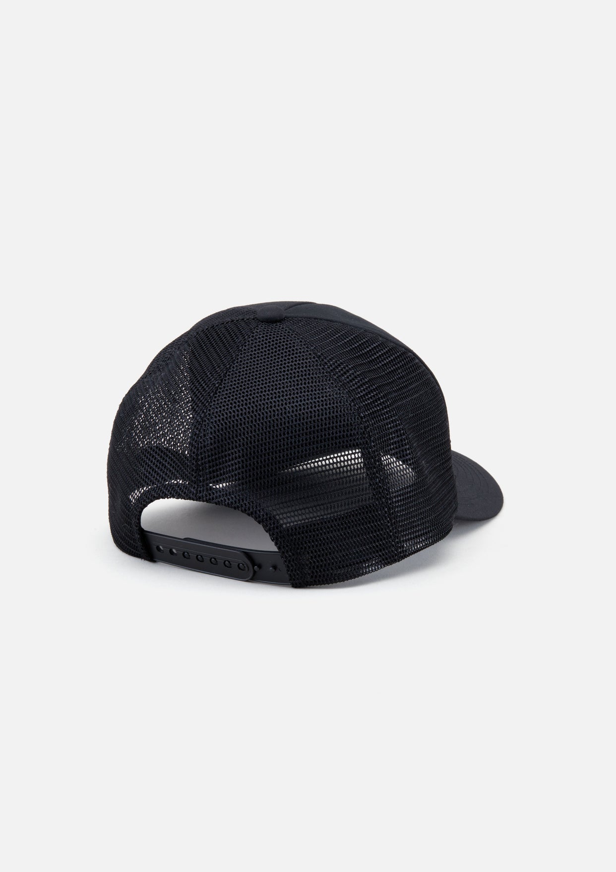 NEIGHBORHOOD LOGO PRINT MESH CAP BLACK-