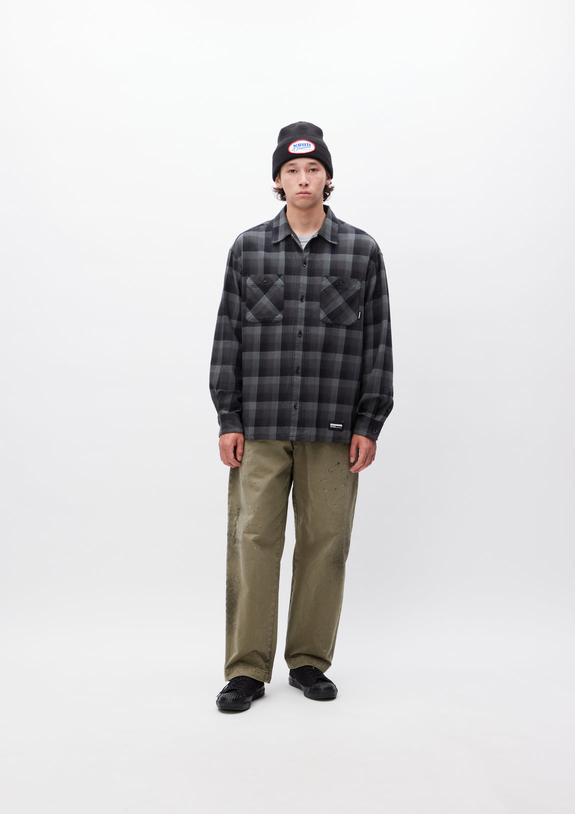 HALF HOMBRE CHECK SHIRT LS