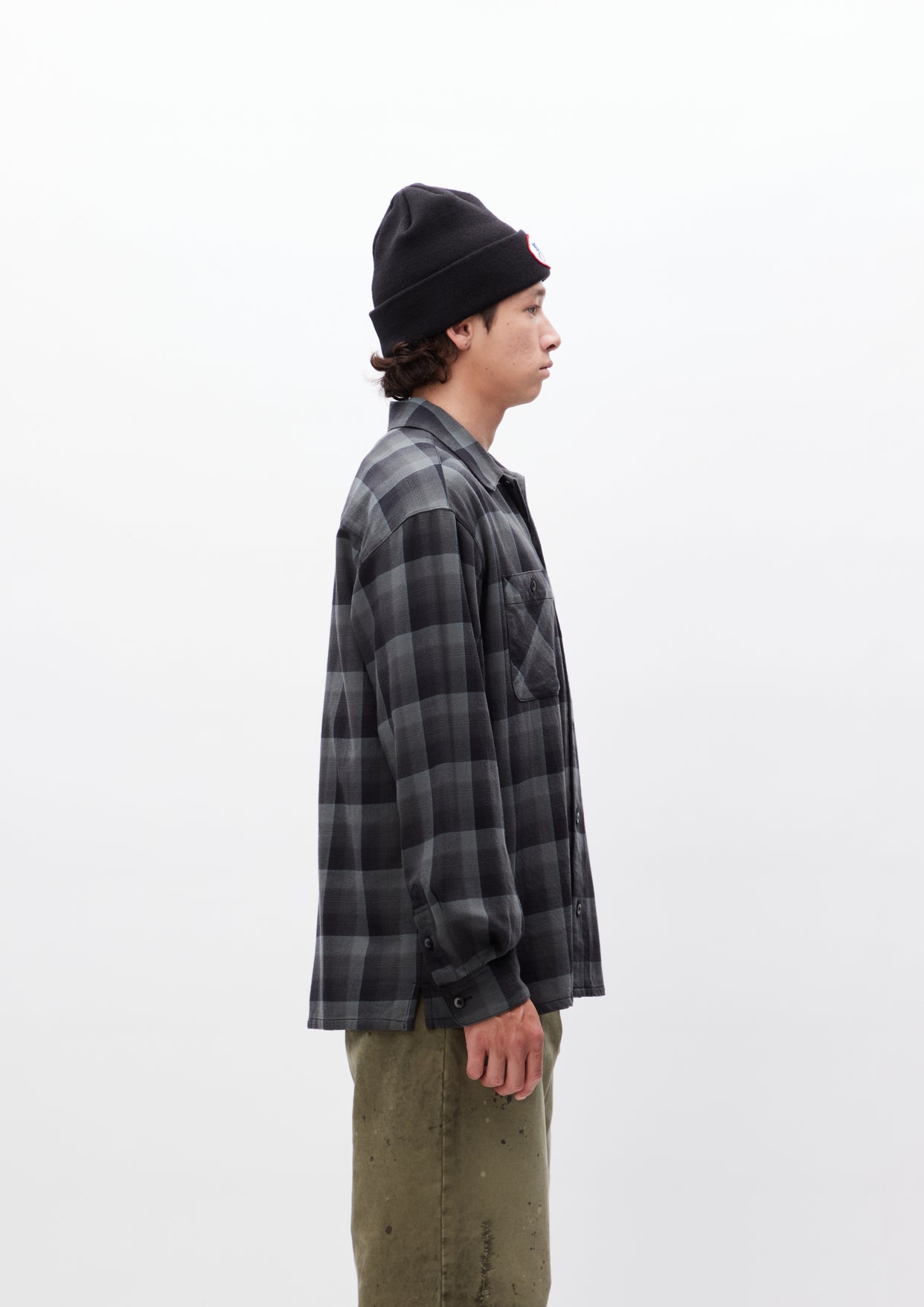 HALF HOMBRE CHECK SHIRT LS