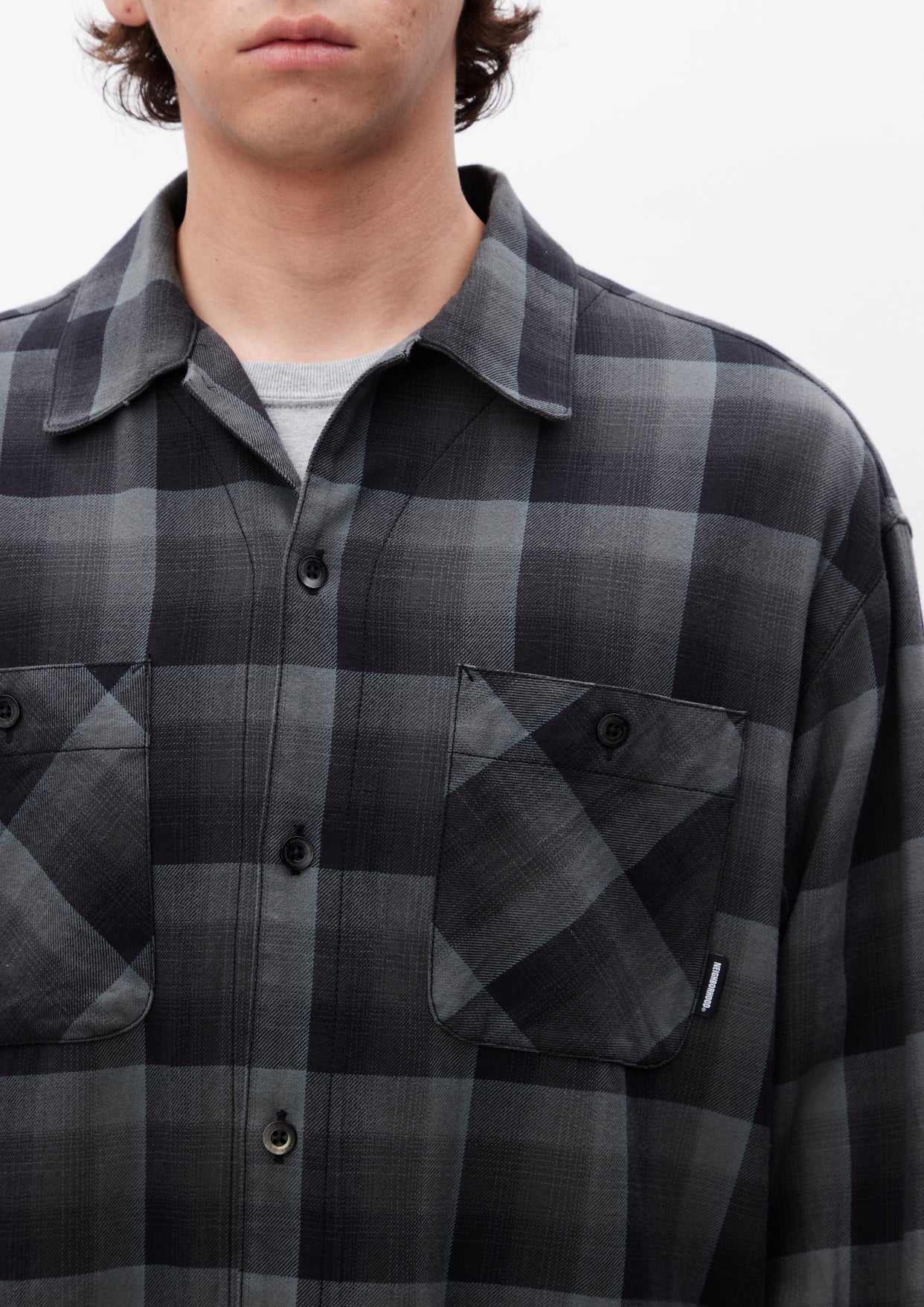 HALF HOMBRE CHECK SHIRT LS