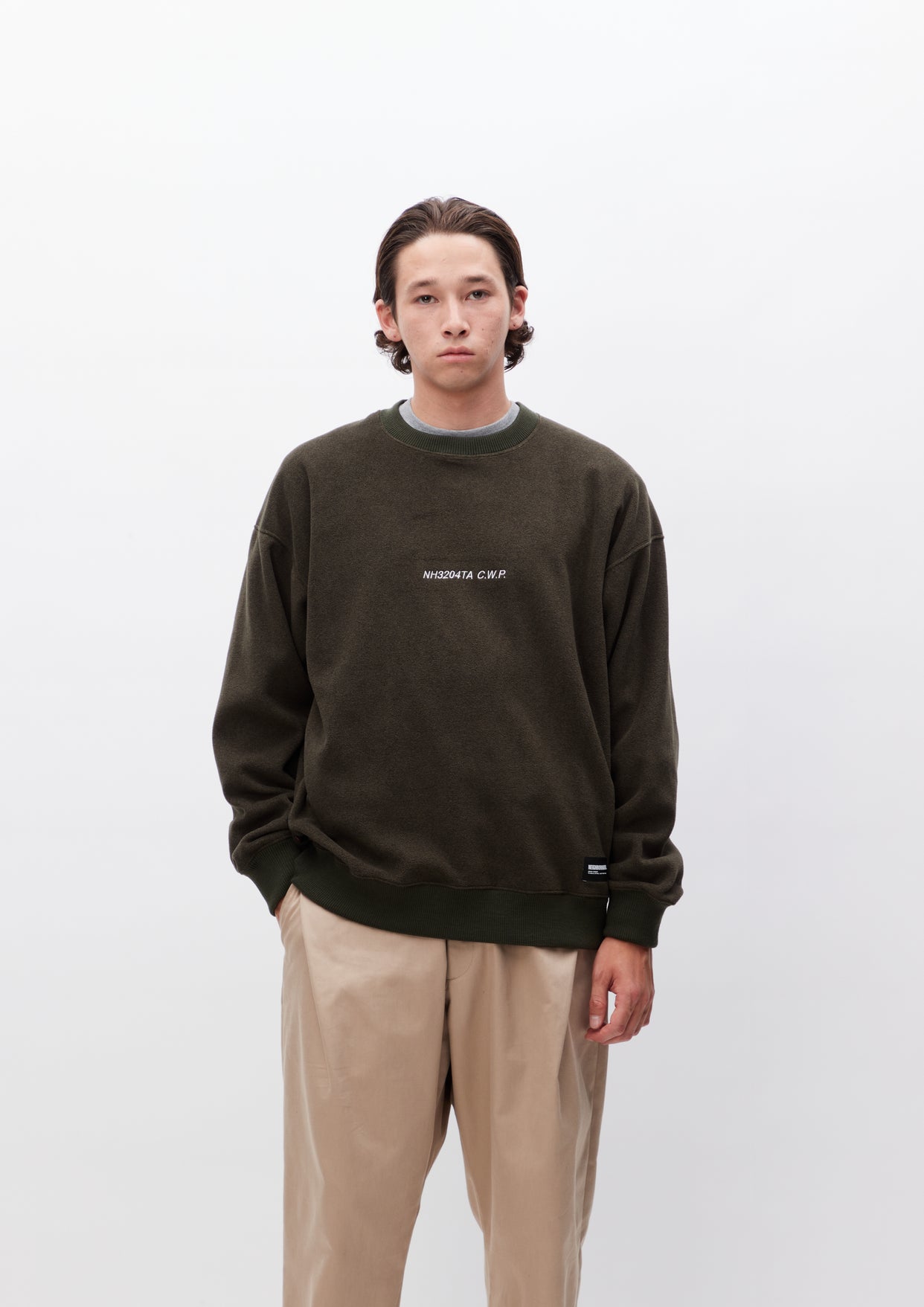 FLEECE CREWNECK LS