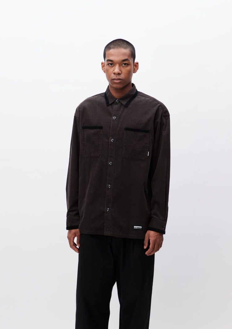 CORDUROY SHIRT LS