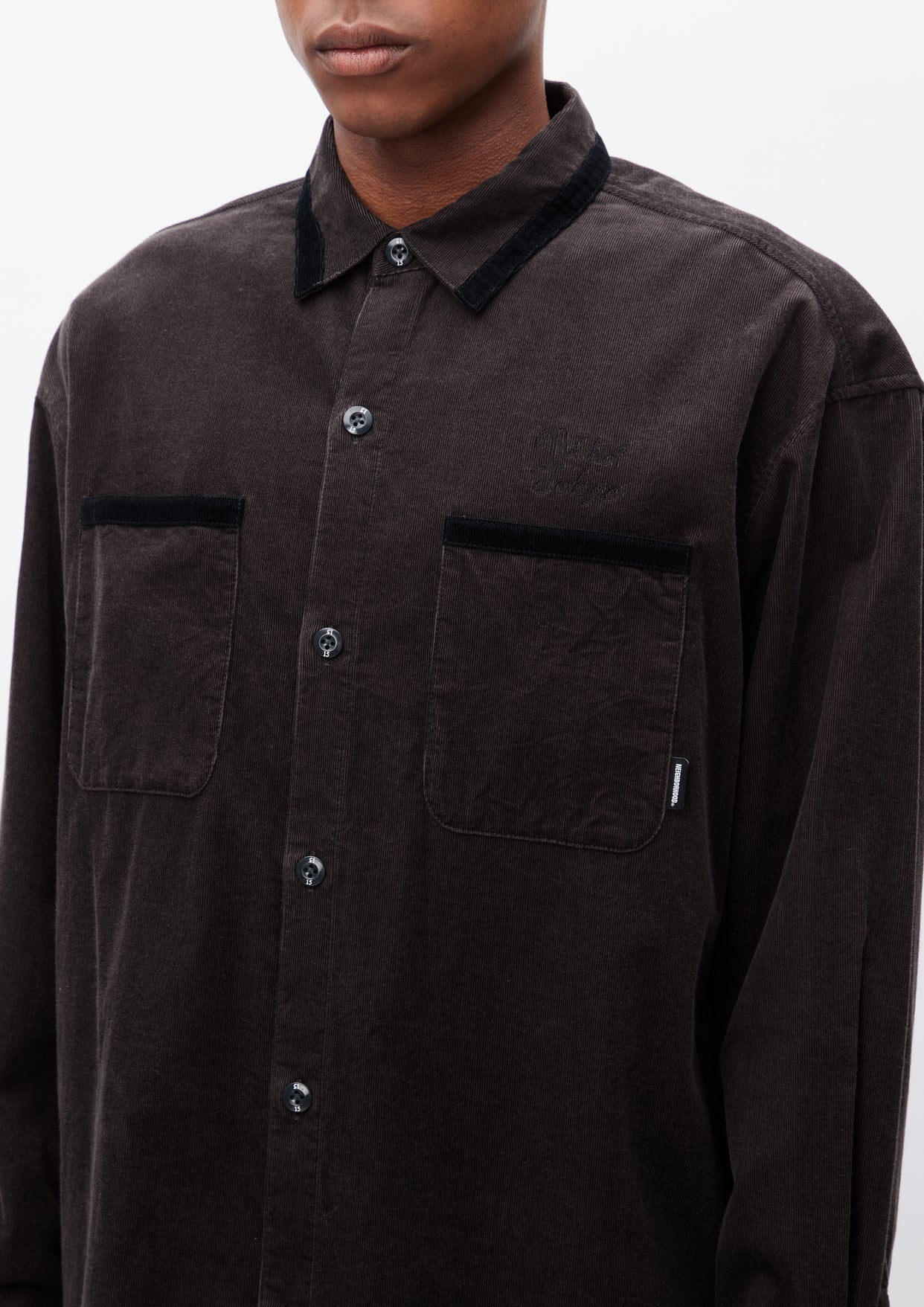 CORDUROY SHIRT LS