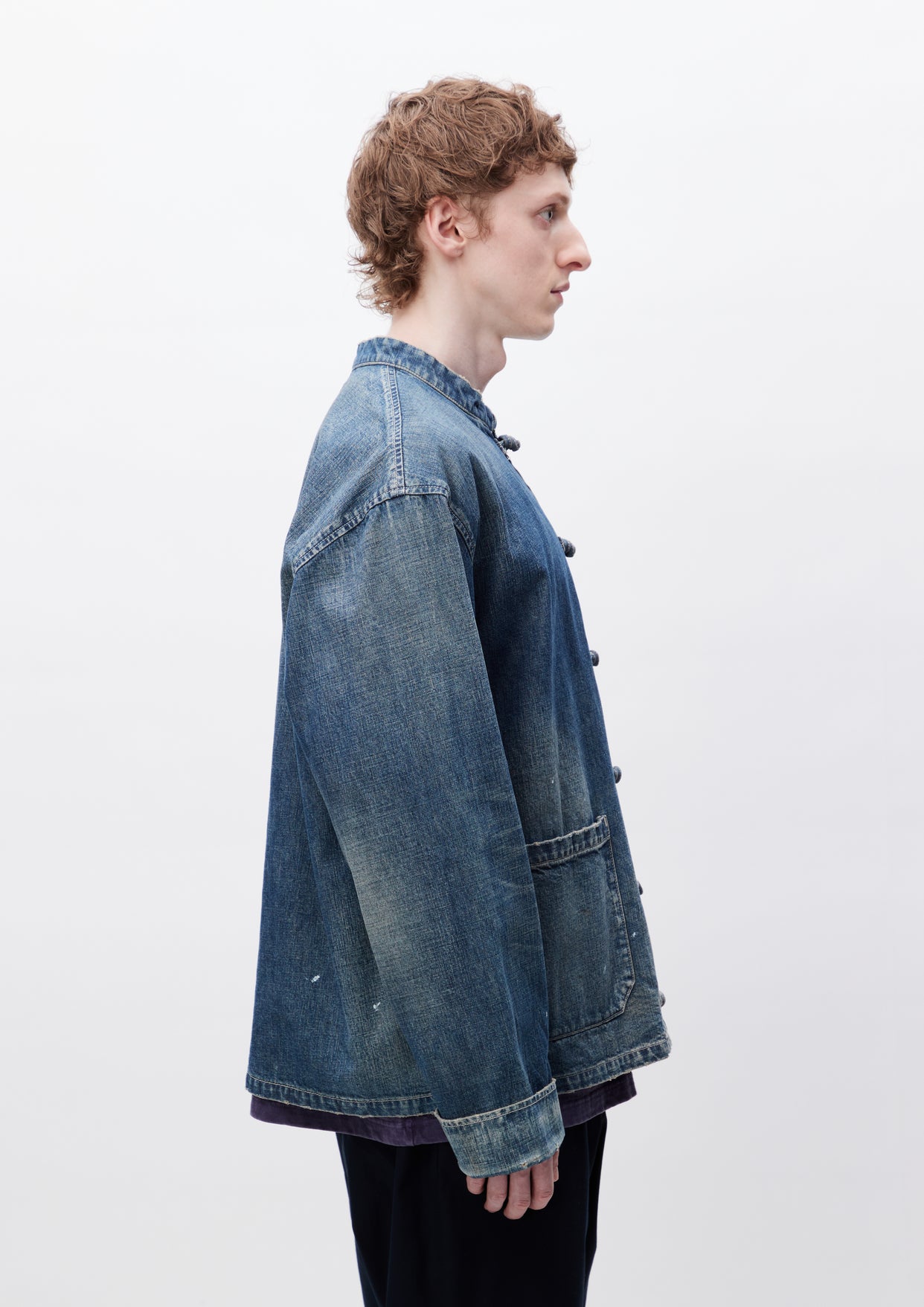 WASHED DENIM KF JACKET