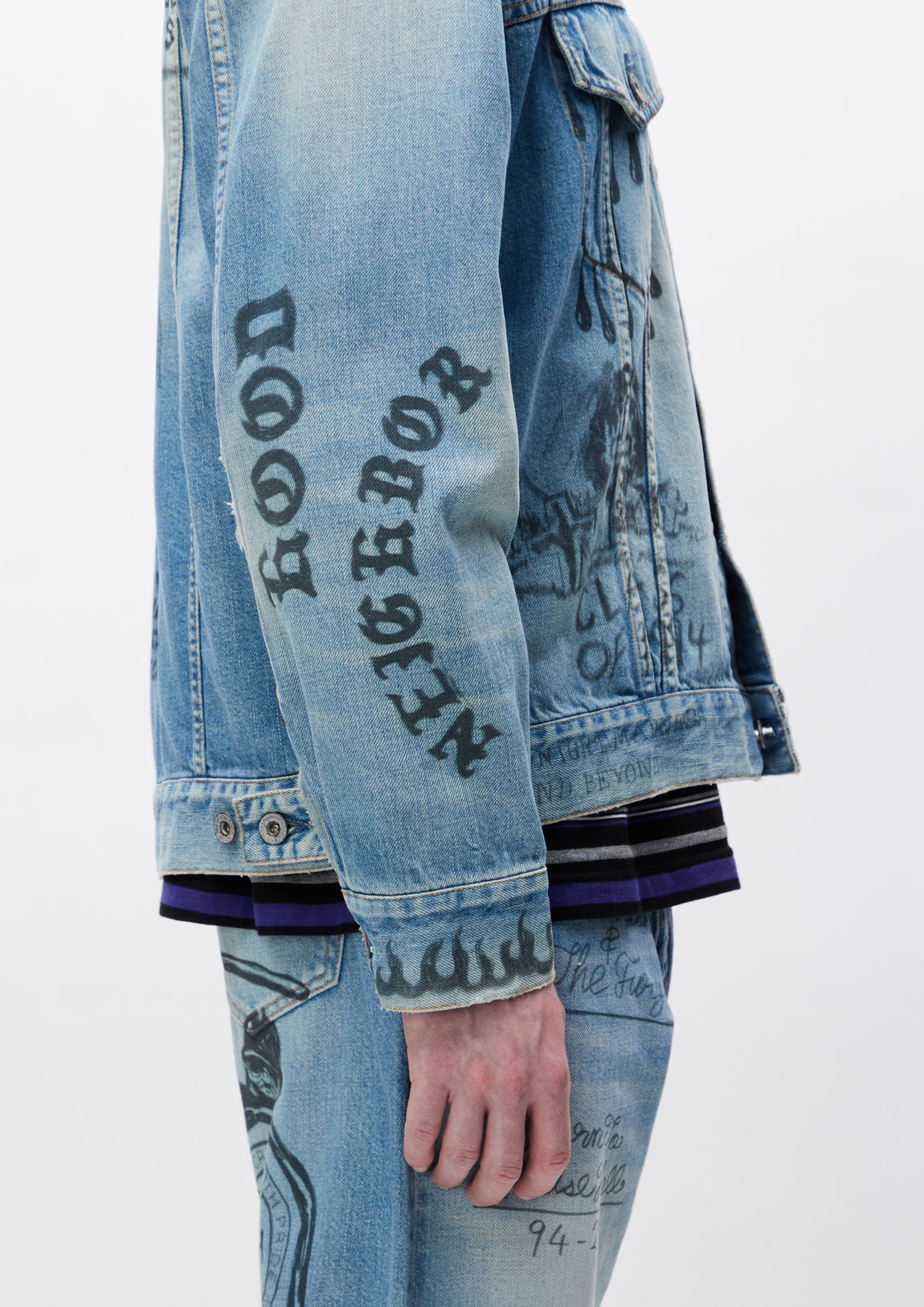 FADE DENIM TYPE-3 JACKET