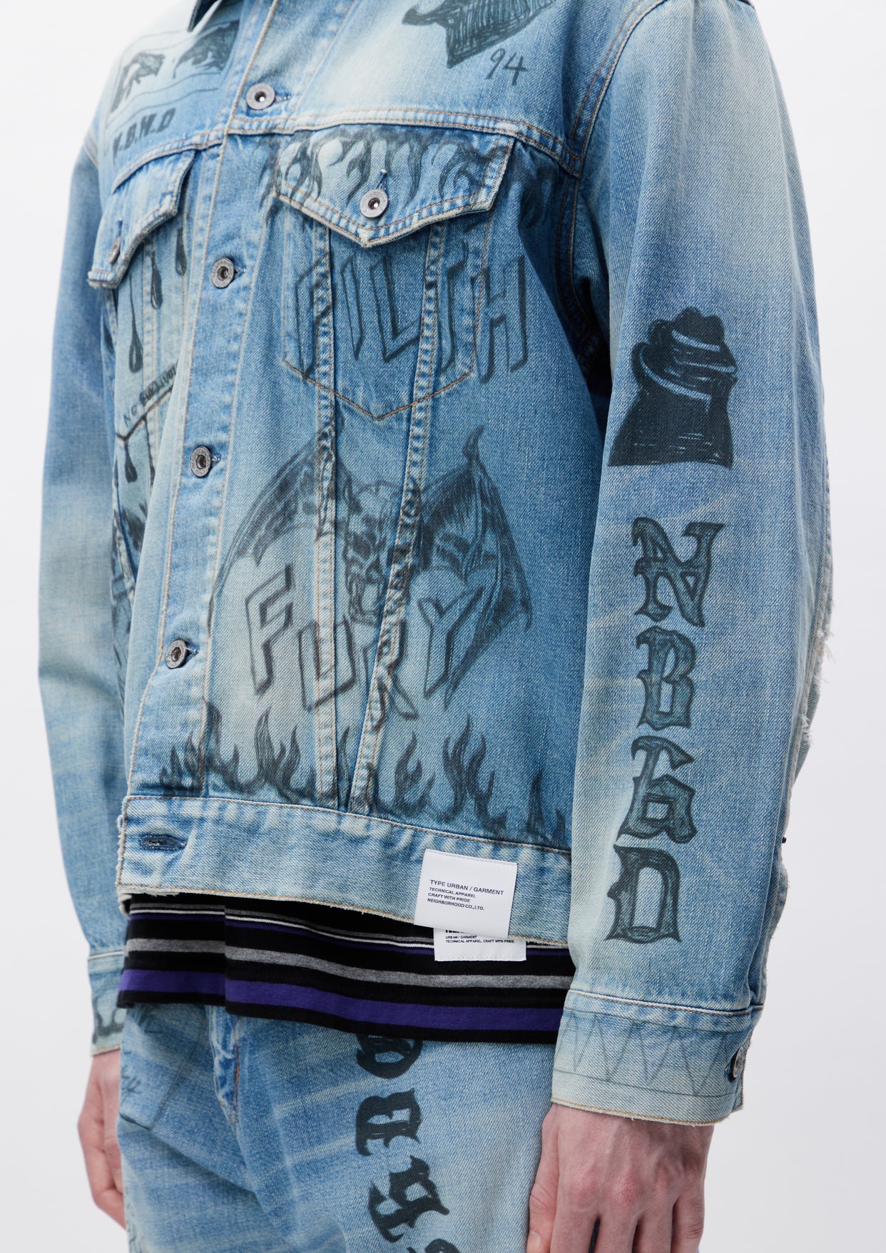 FADE DENIM TYPE-3 JACKET