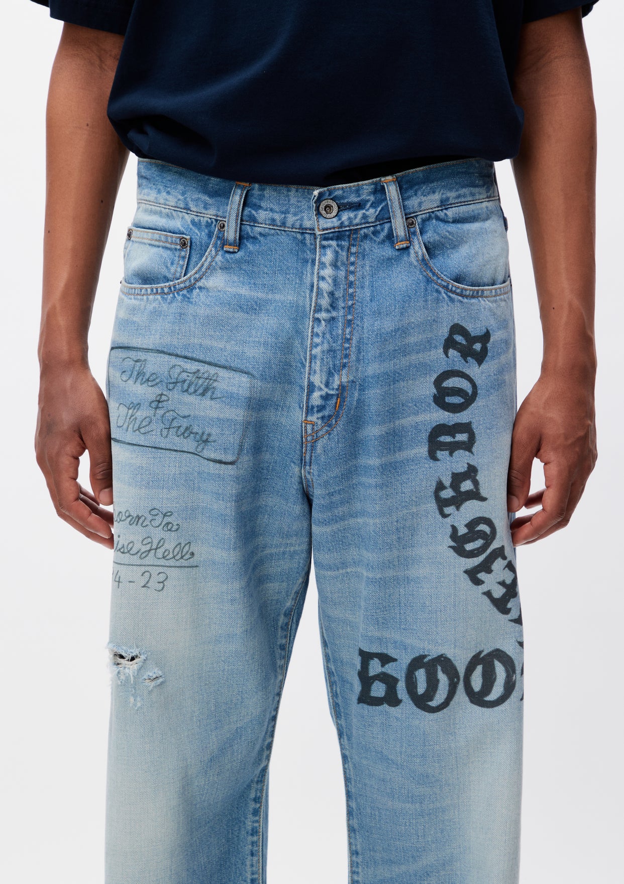 FADE DENIM PANTS