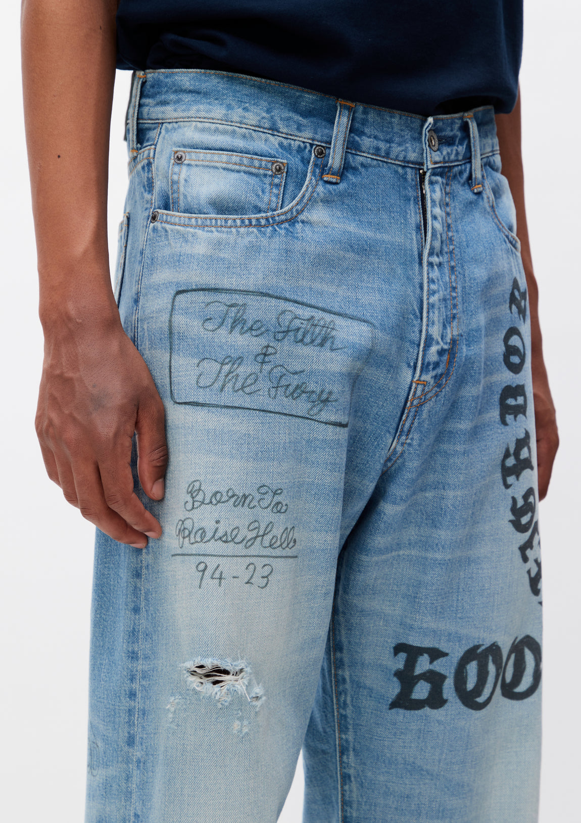 FADE DENIM PANTS