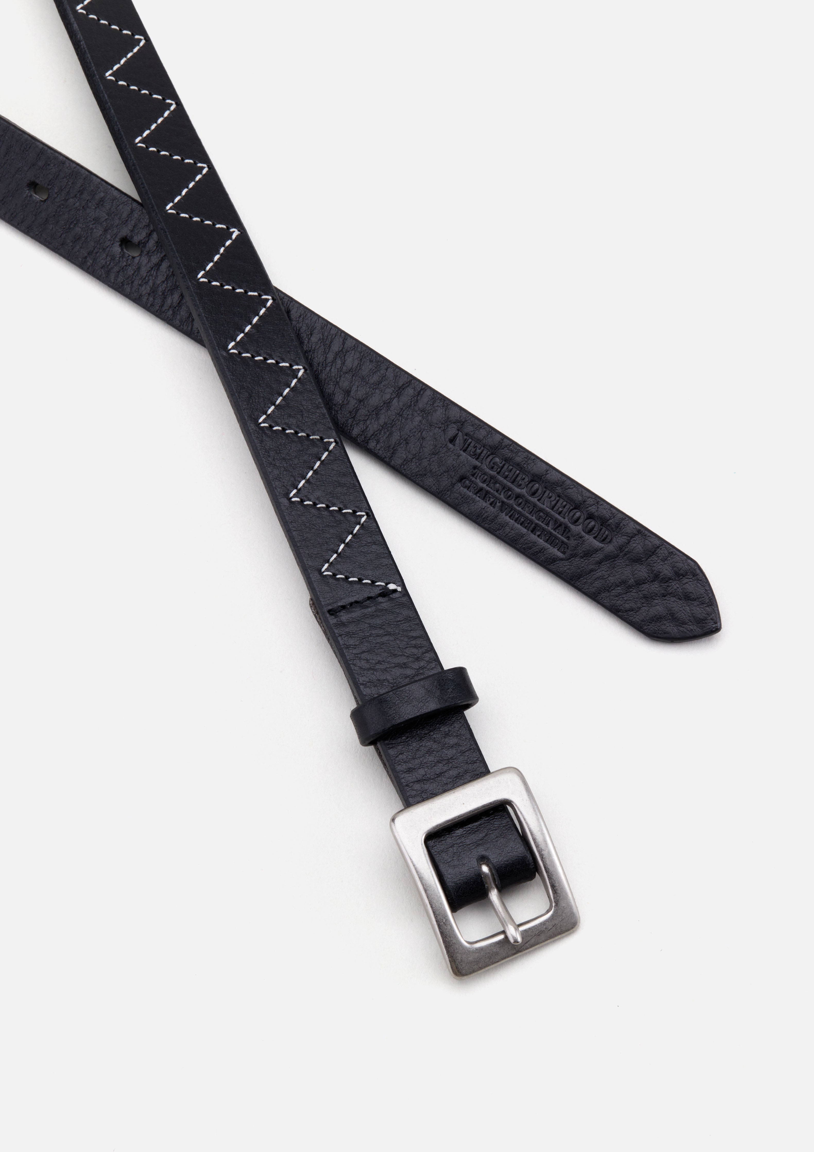 LEATHER NARROW BELT