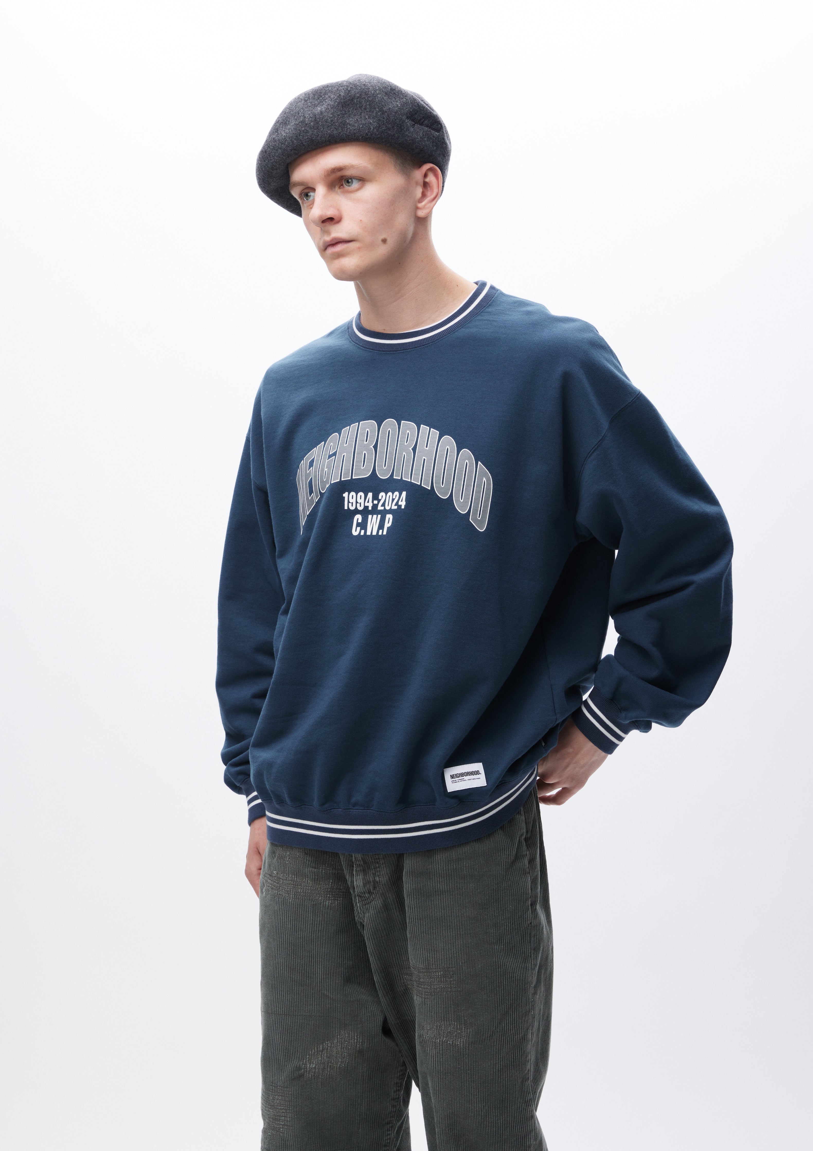 COLLEGE SWEAT SHIRT LS