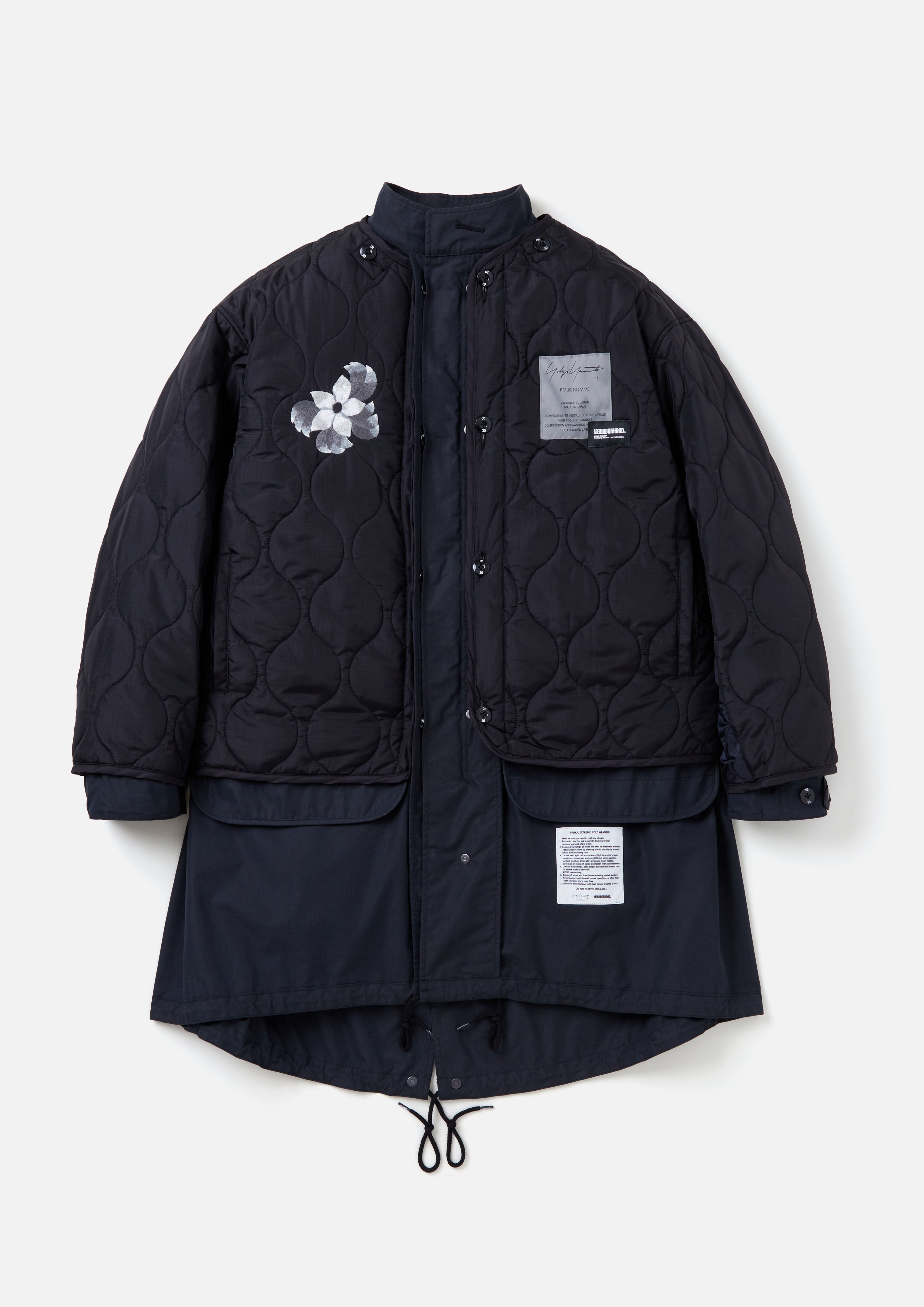 NH X YOHJI YAMAMOTO . FIELD PARKA SHELL&LINER