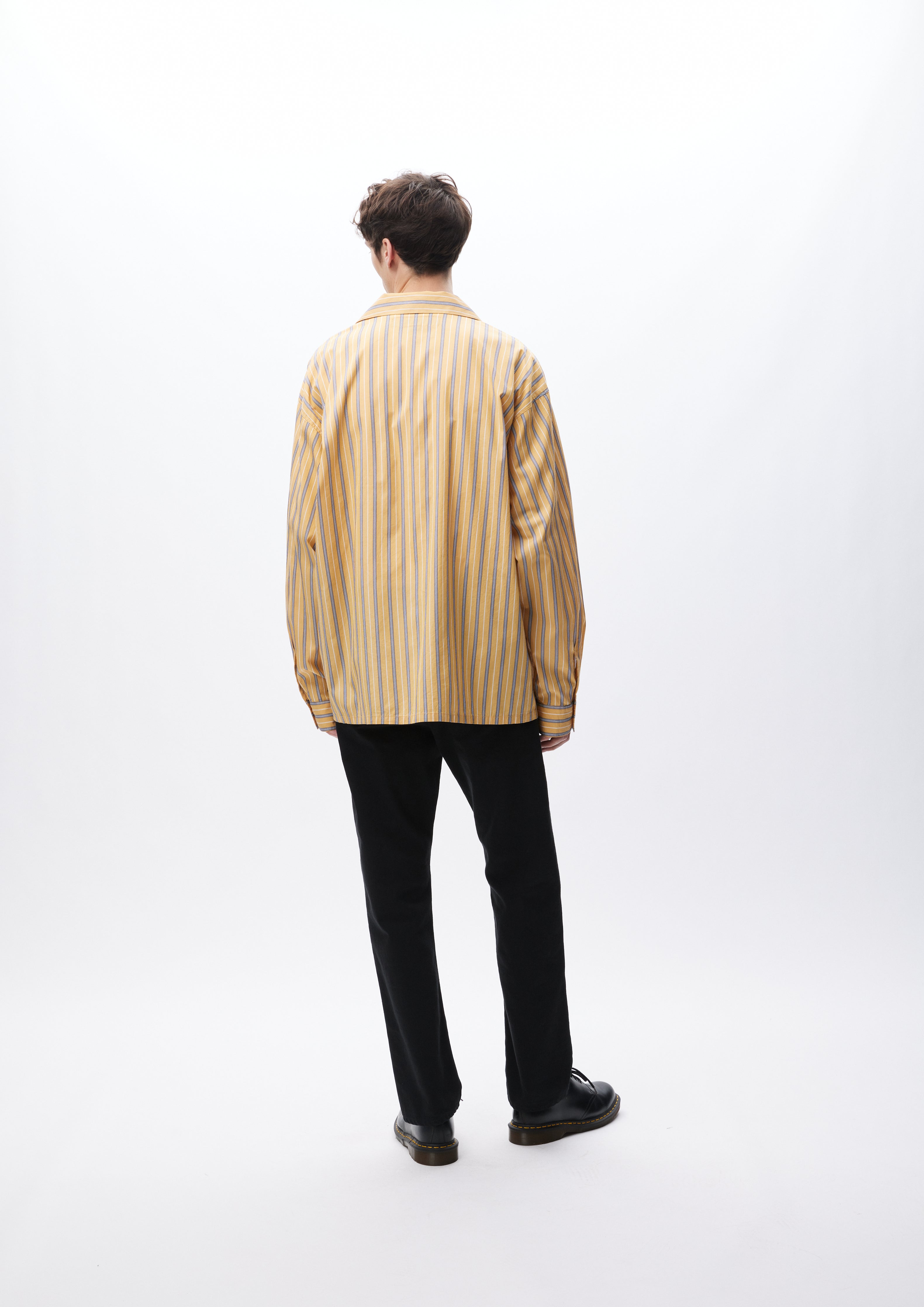 STRIPE WORK SHIRT LS