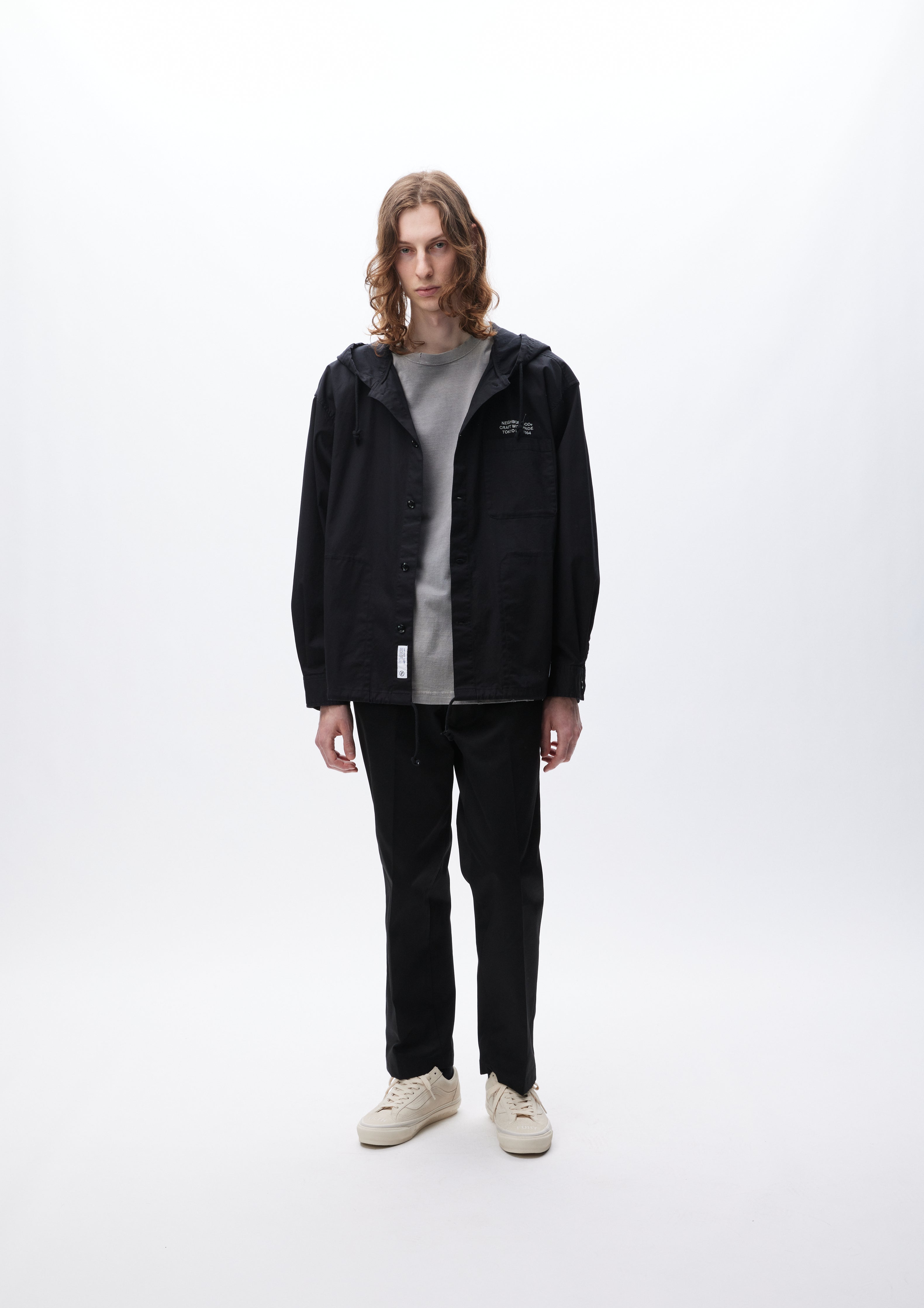 HOODED SHIRT LS