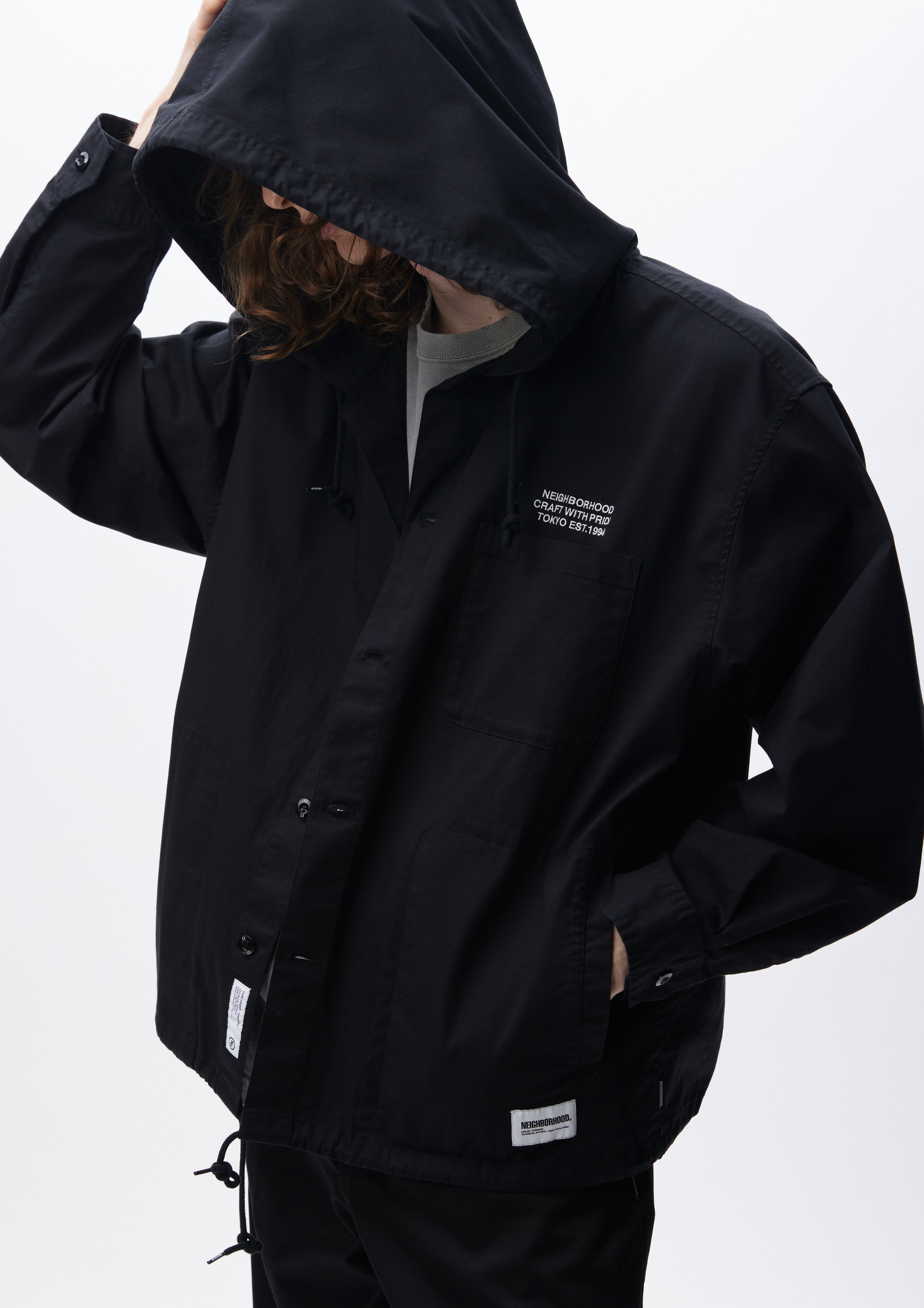 HOODED SHIRT LS