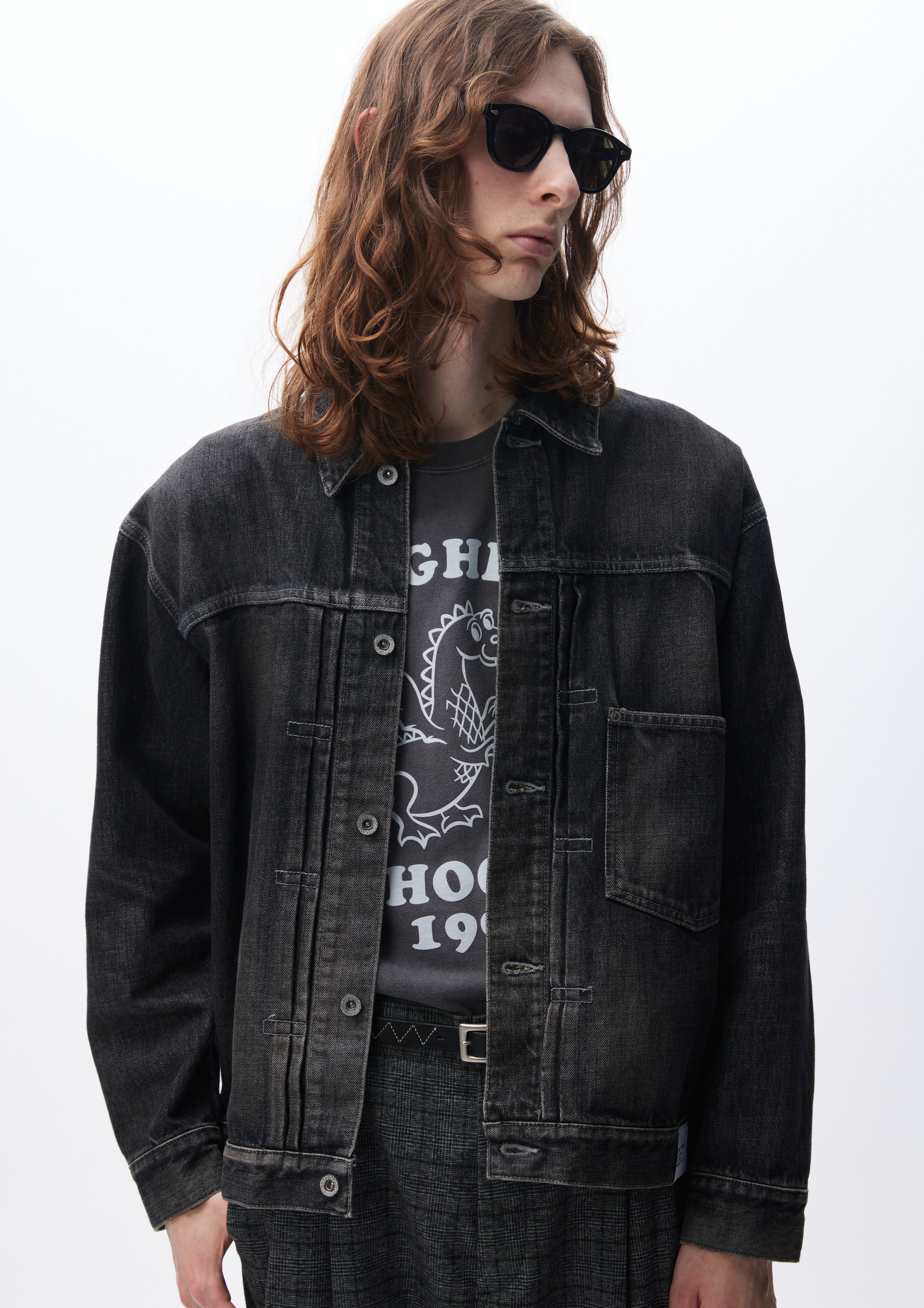 WASHED DENIM TYPE-1 JACKET