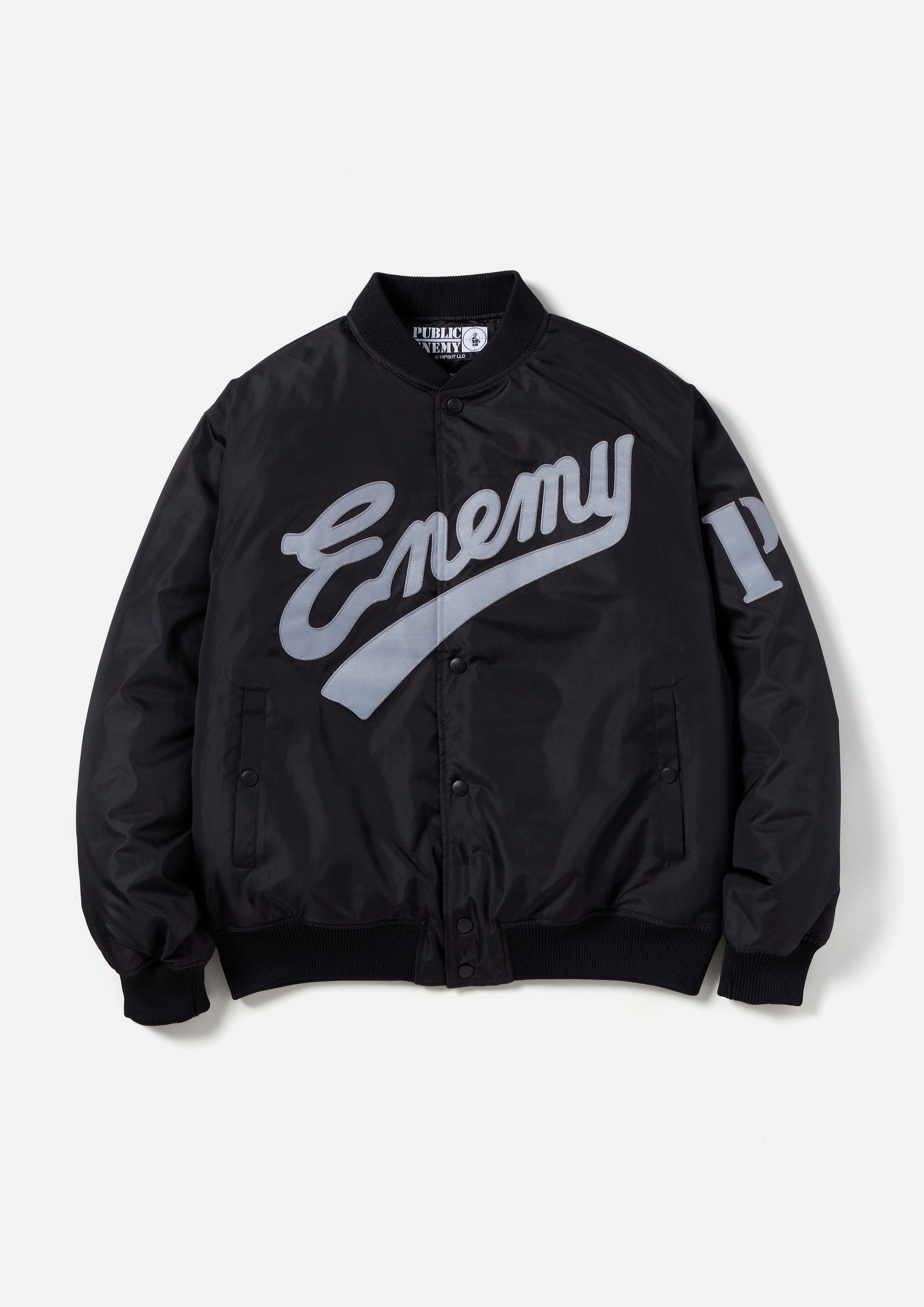 NH X PUBLIC ENEMY X MAJESTIC . BASEBALL JACKET