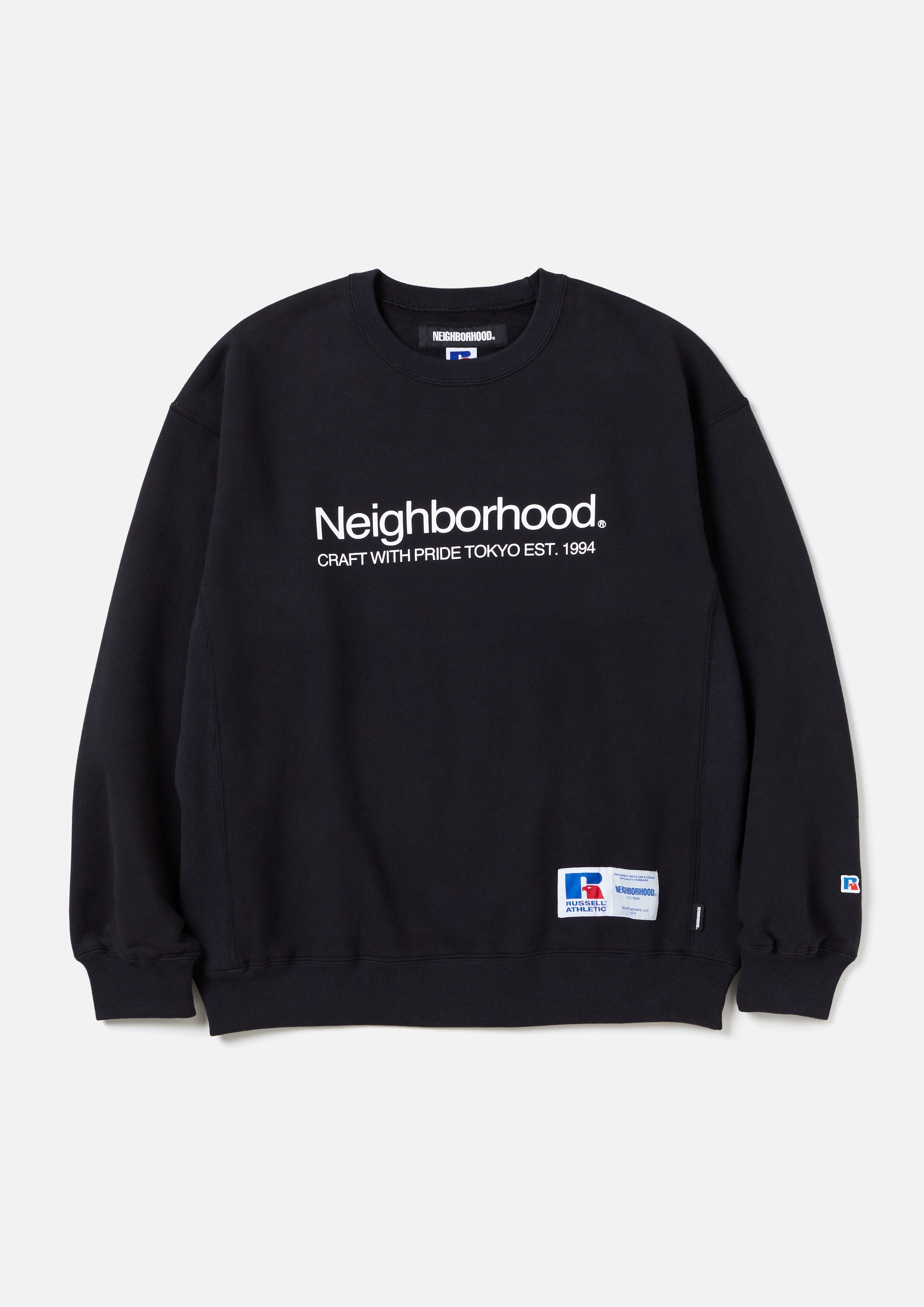 NH X RUSSELL ATHLETIC . SWEAT SHIRT LS