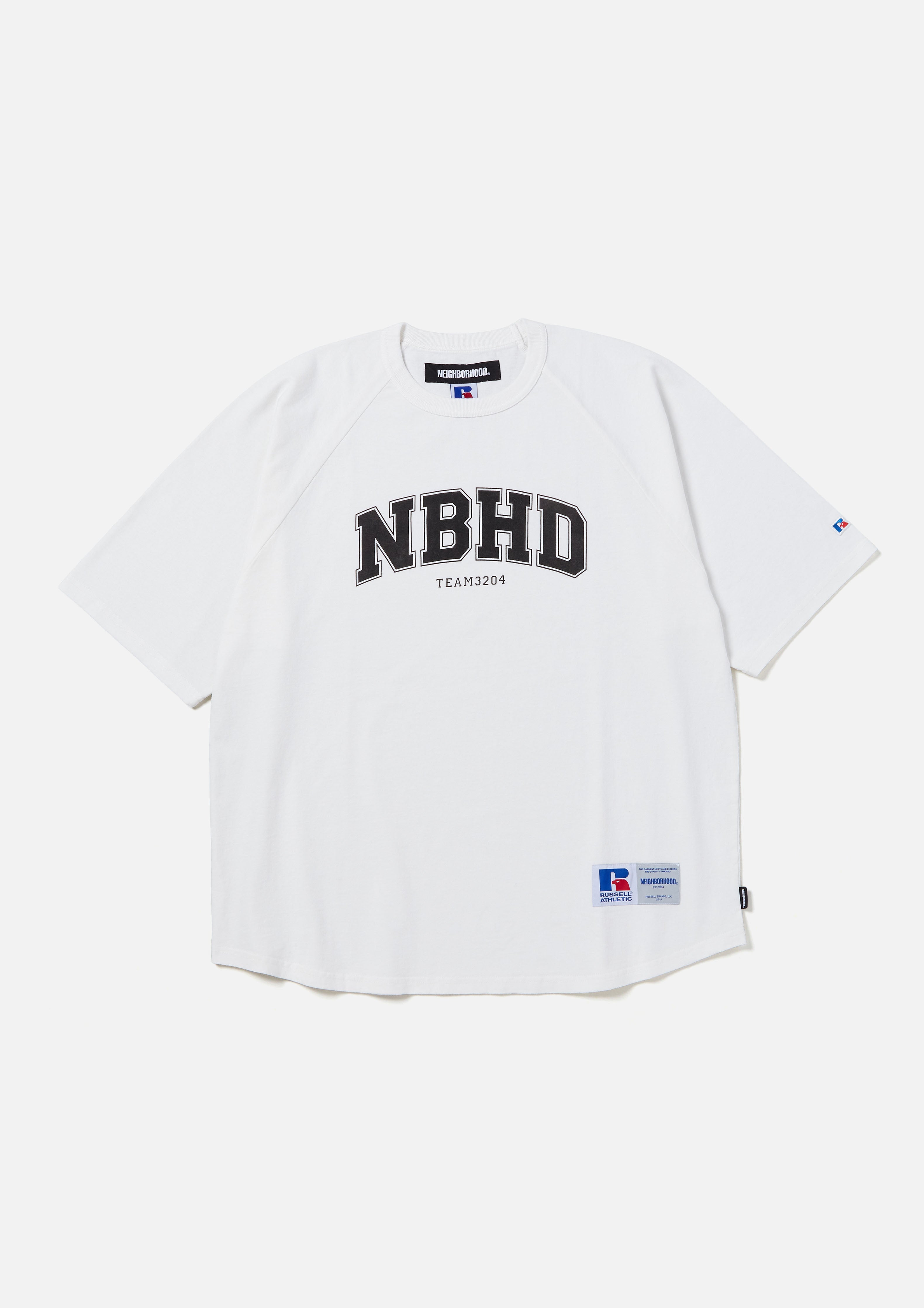 NH X RUSSELL ATHLETIC . CREWNECK SS