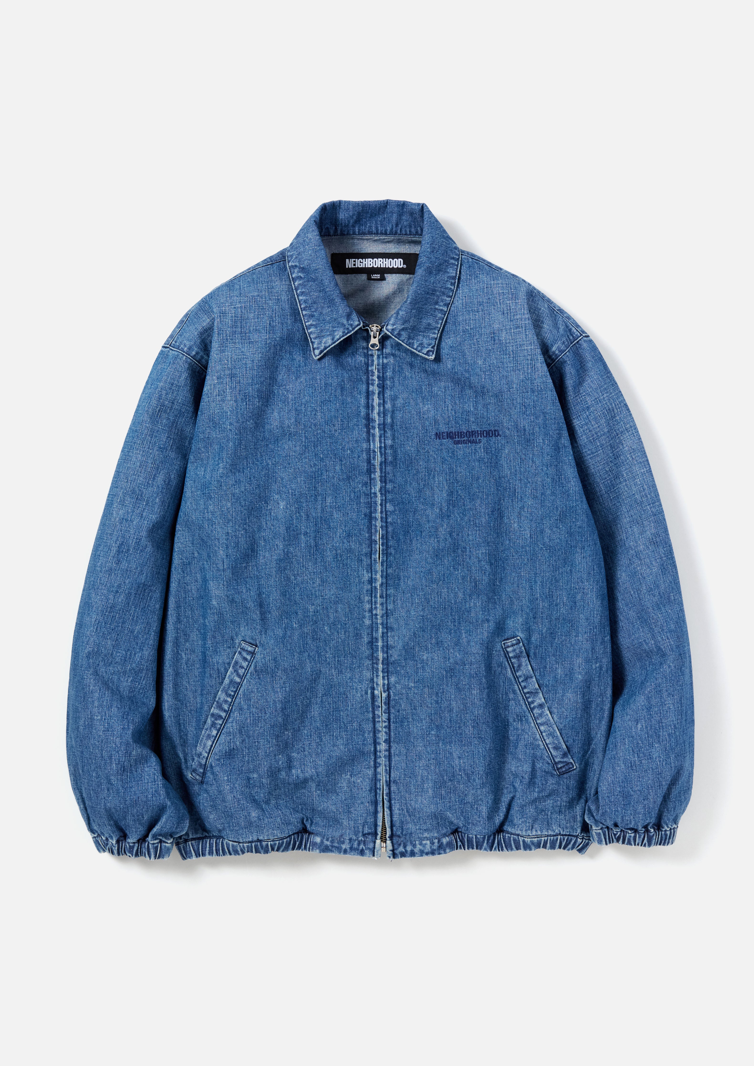 DENIM ZIP WORK JACKET