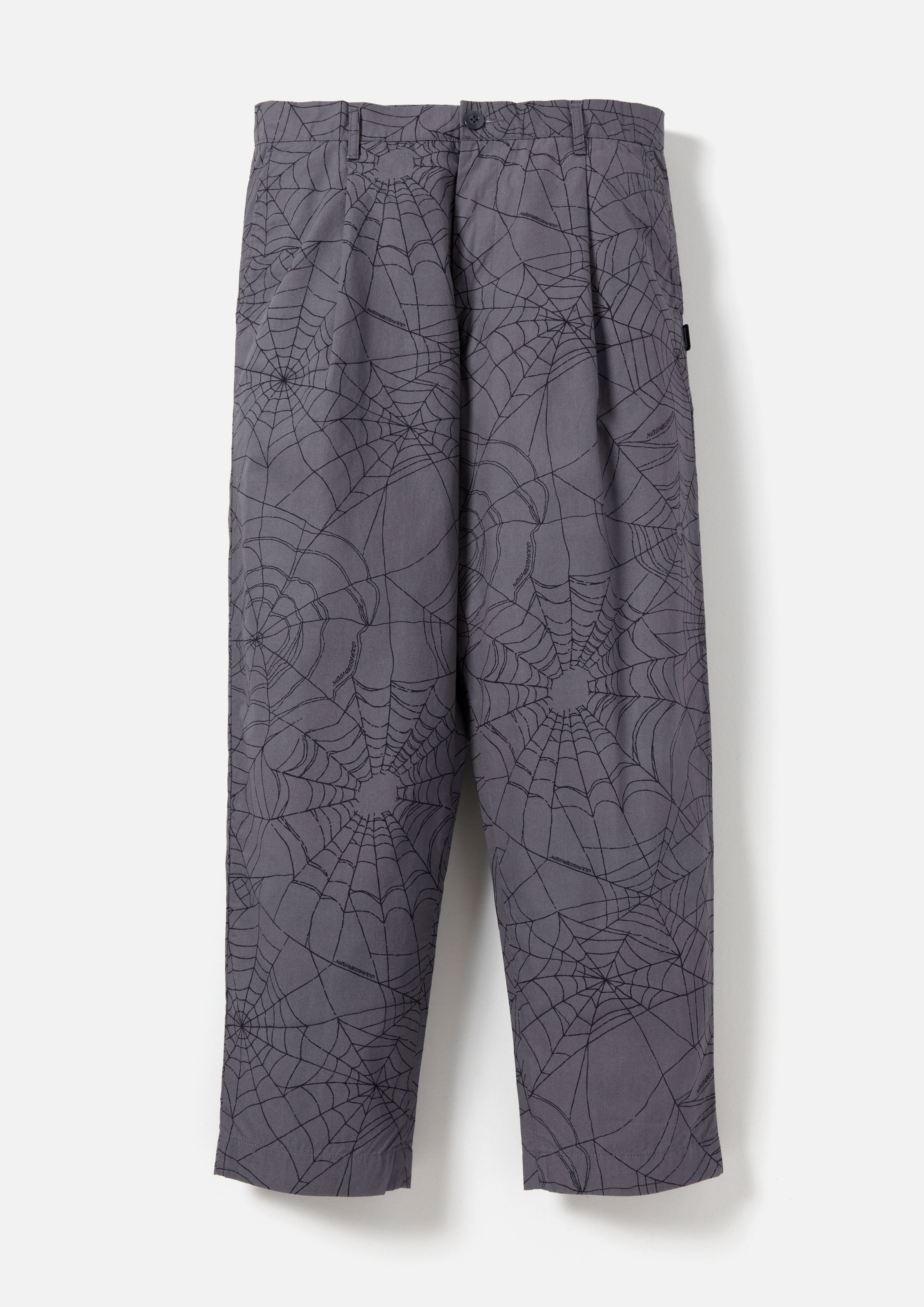 SPIDERWEB TUCK PANTS