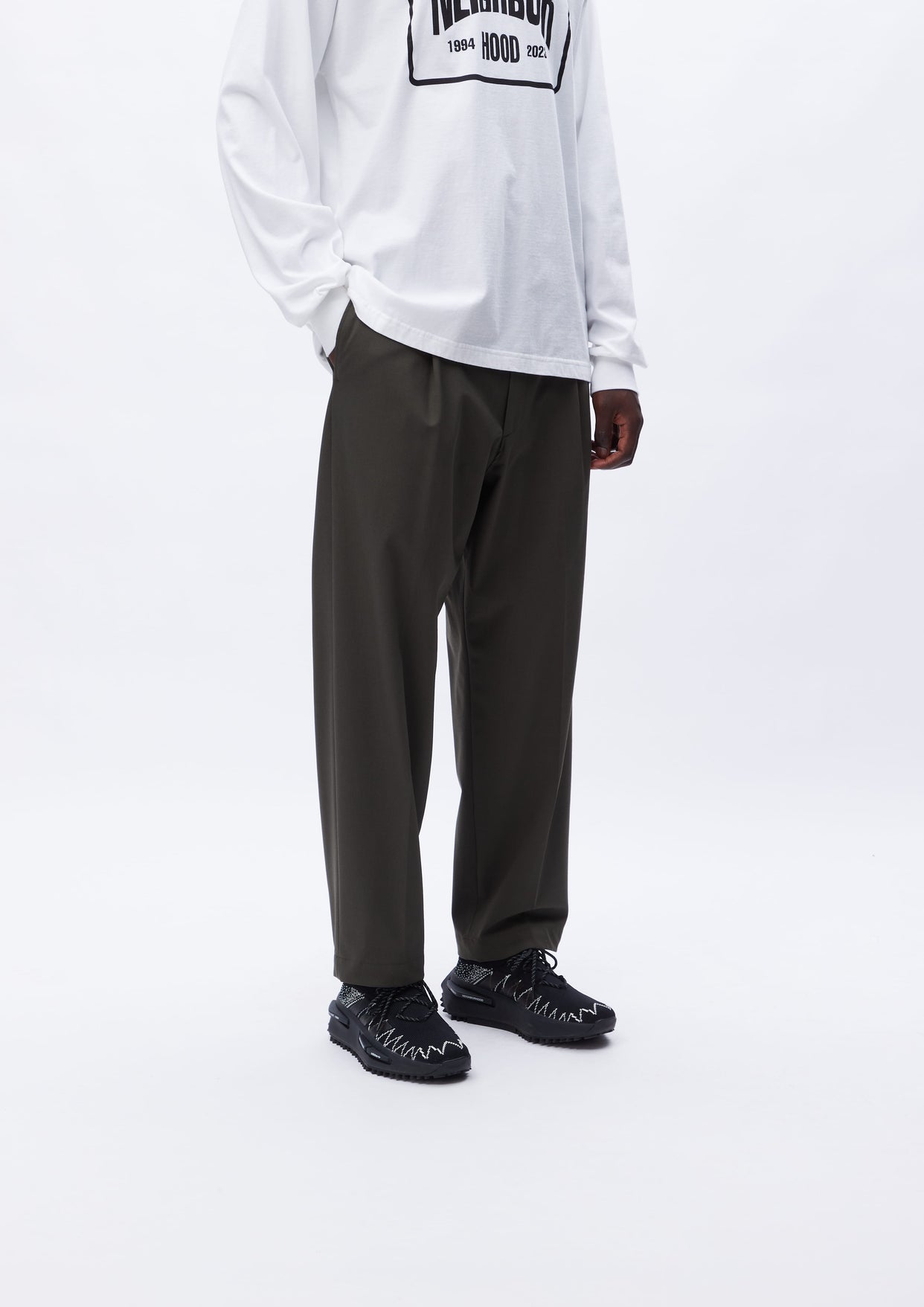 NEIGHBORHOOD TUCK PANTS 231AQNH-PTM02